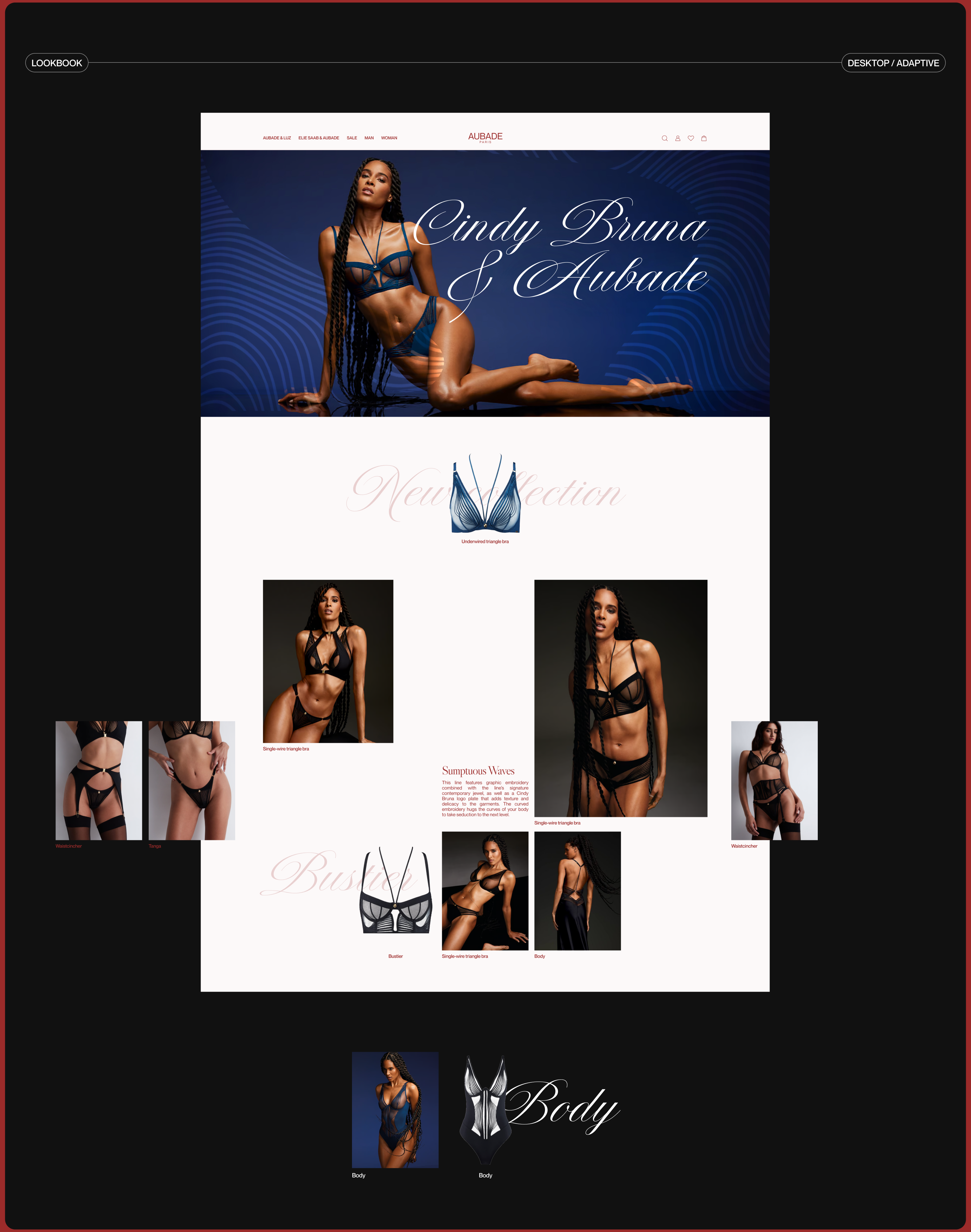 Aubade | E-commerce | Редизайн веб-сайта — Изображение №6 — Интерфейсы на Dprofile