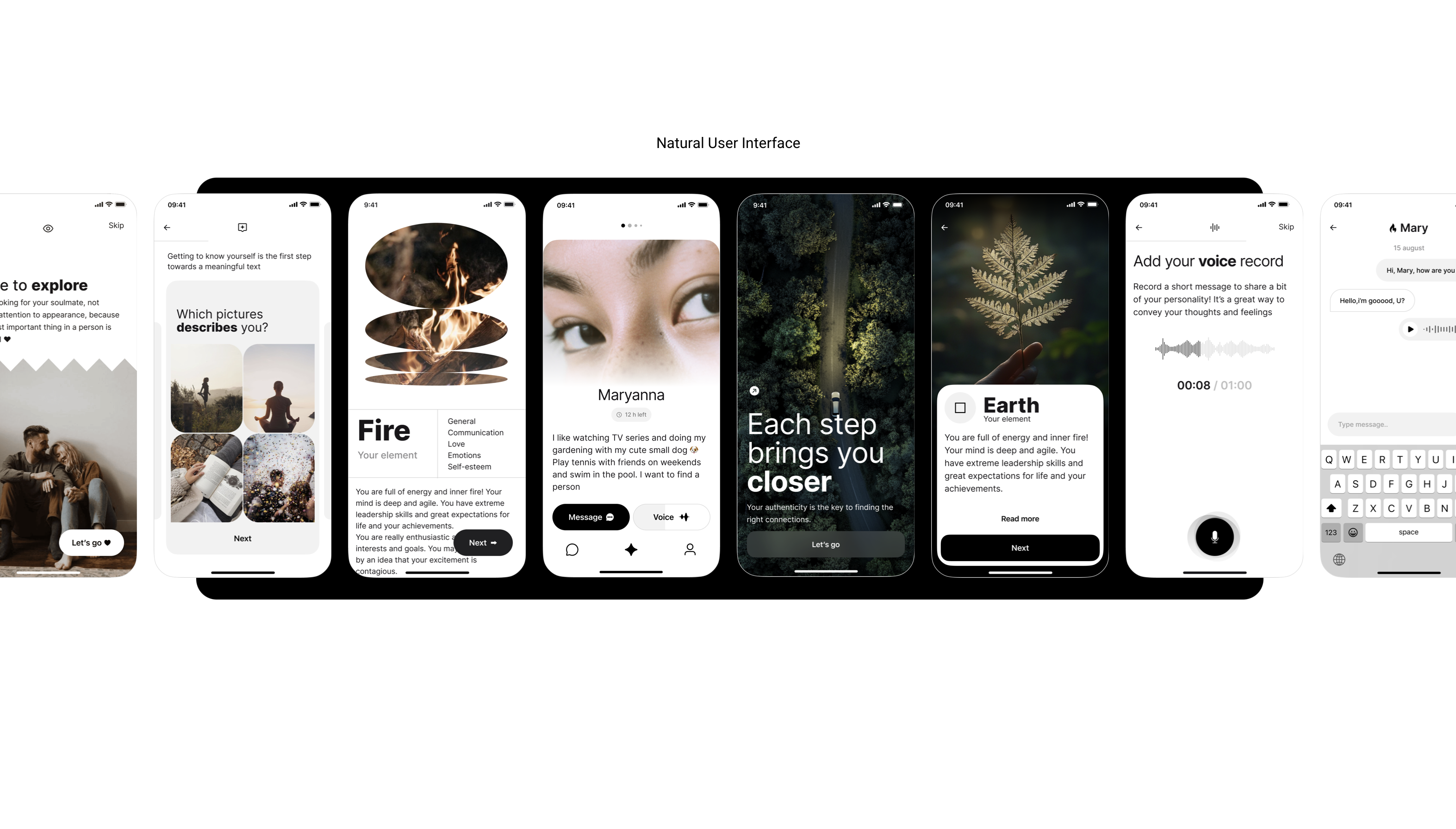 Mira dating app — Изображение №7 — Интерфейсы на Dprofile