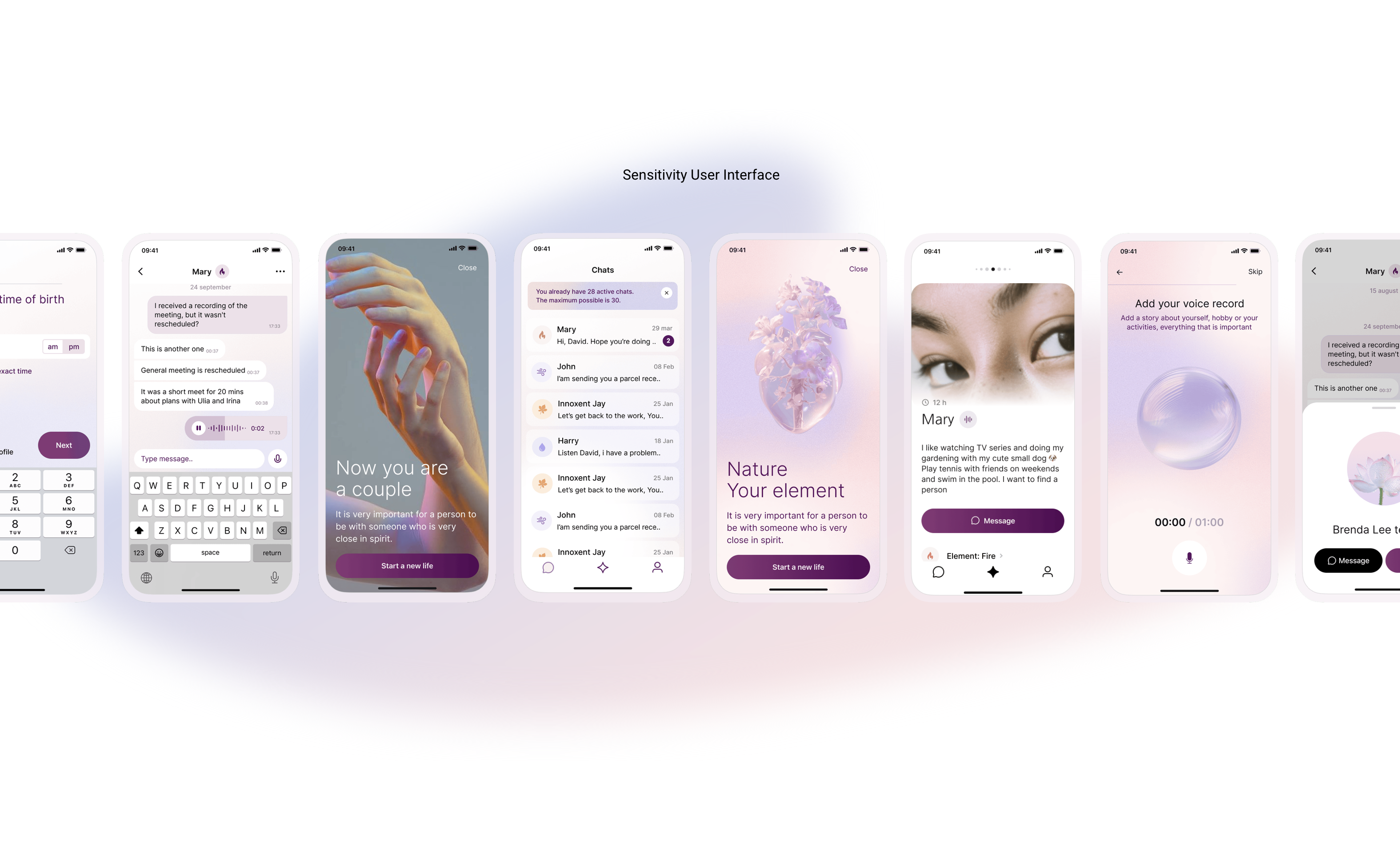 Mira dating app — Изображение №8 — Интерфейсы на Dprofile