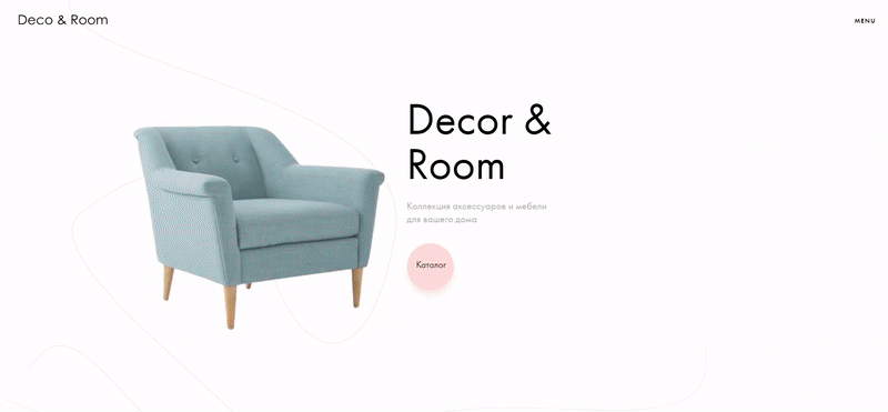 Decor Room furniture online store — Изображение №7 — Интерфейсы, Иллюстрация на Dprofile