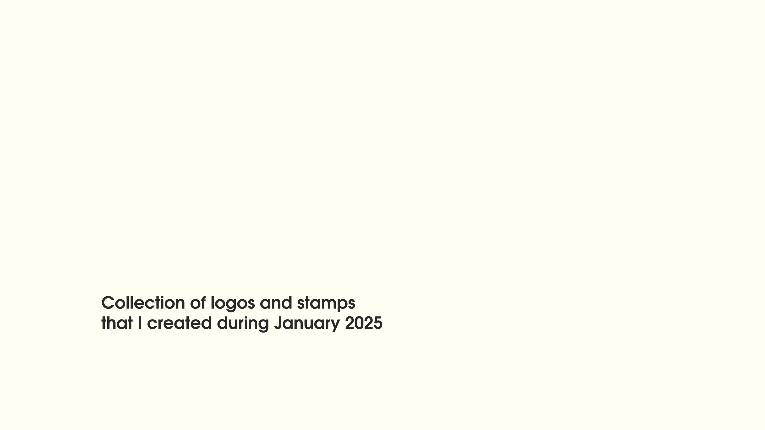 Коллекция логотипов, январь 2025 — Изображение №1 — Брендинг, Графика на Dprofile