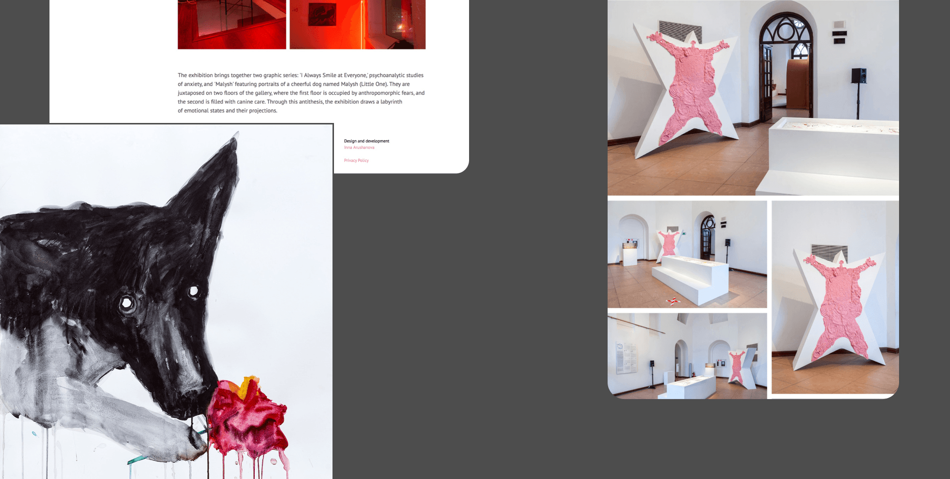 Artist Portfolio Website for Mayana Nasybullova — Изображение №24 — Интерфейсы, Брендинг на Dprofile