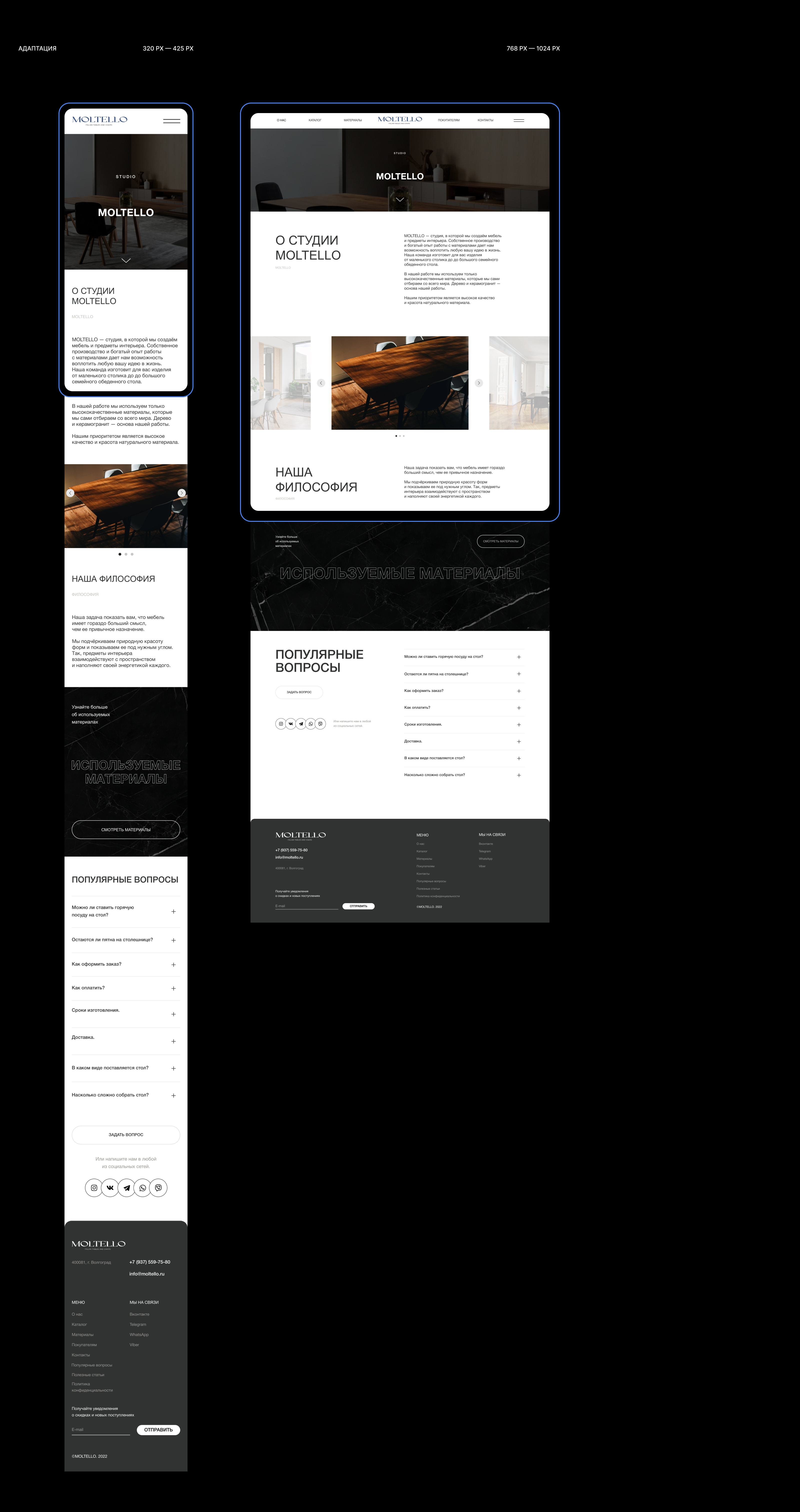 MOLTELLO — Изображение №8 — Интерфейсы на Dprofile