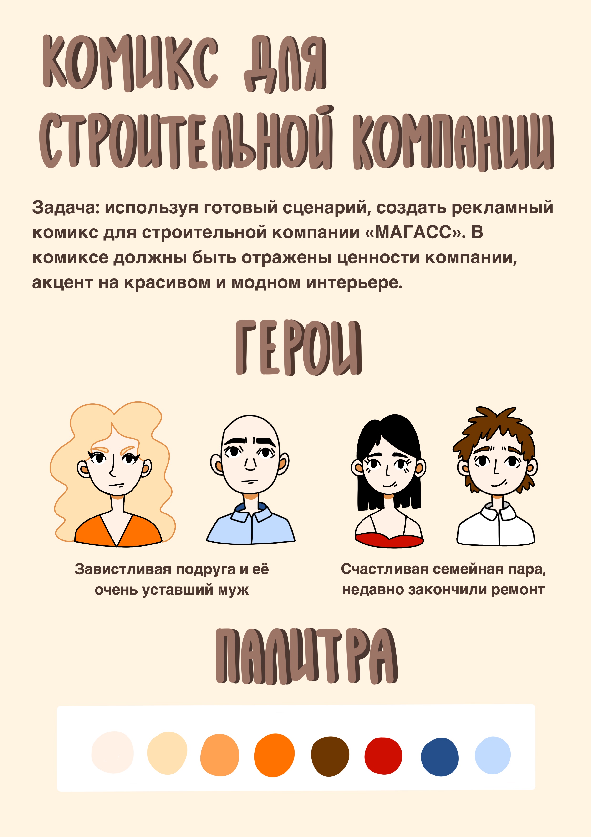Комикс для соцсетей | Строительная компания — Изображение №1 — Иллюстрация, Маркетинг на Dprofile