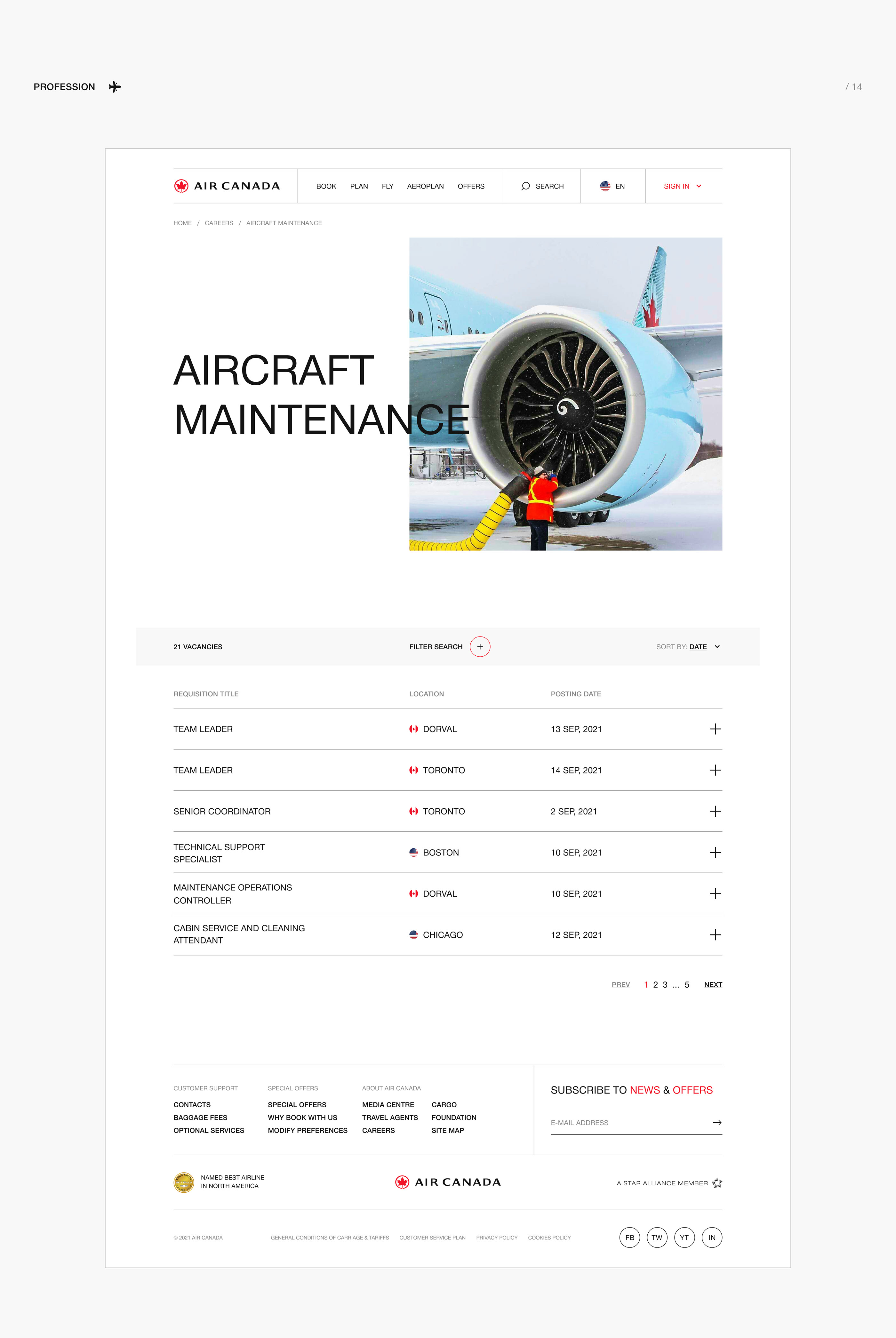 Air Canada - Redesign — Изображение №21 — Интерфейсы на Dprofile