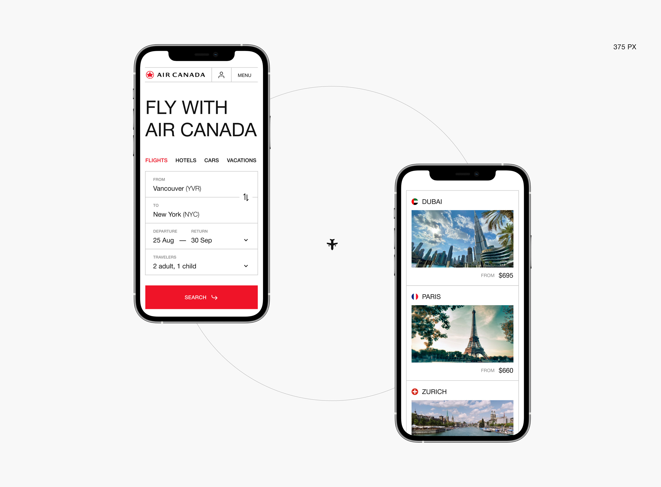Air Canada - Redesign — Изображение №5 — Интерфейсы на Dprofile