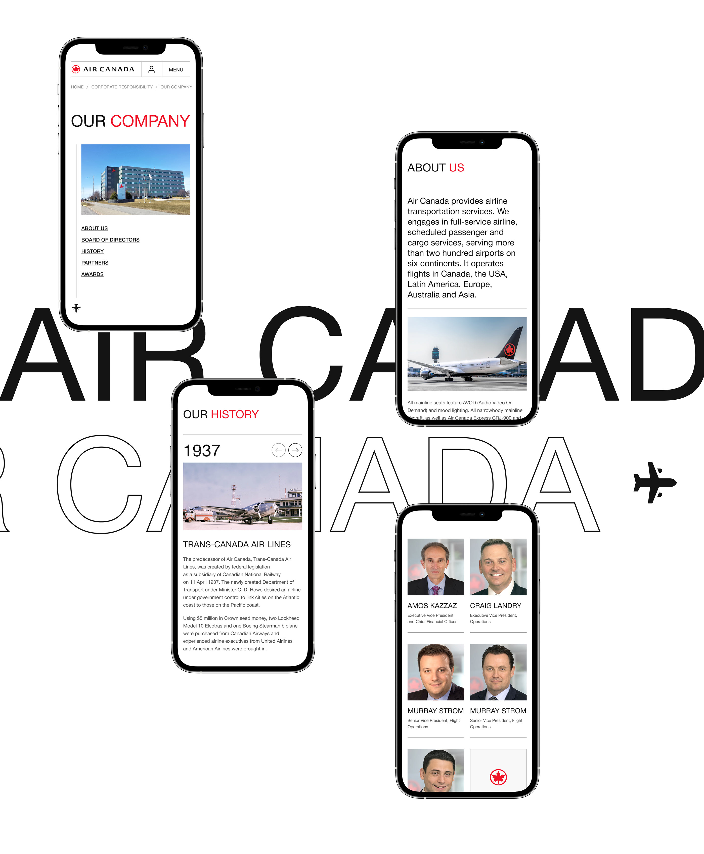 Air Canada - Redesign — Изображение №26 — Интерфейсы на Dprofile