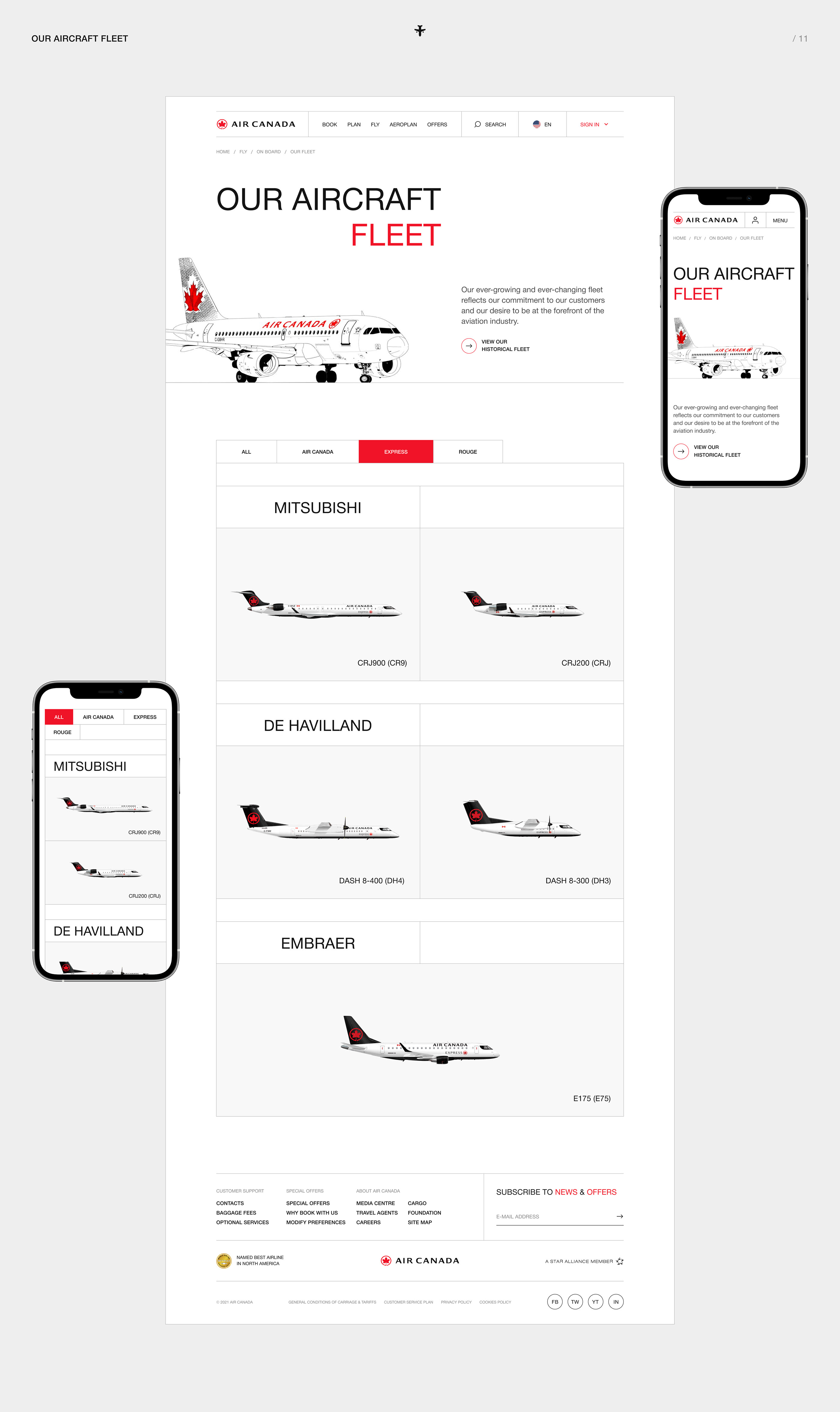 Air Canada - Redesign — Изображение №17 — Интерфейсы на Dprofile