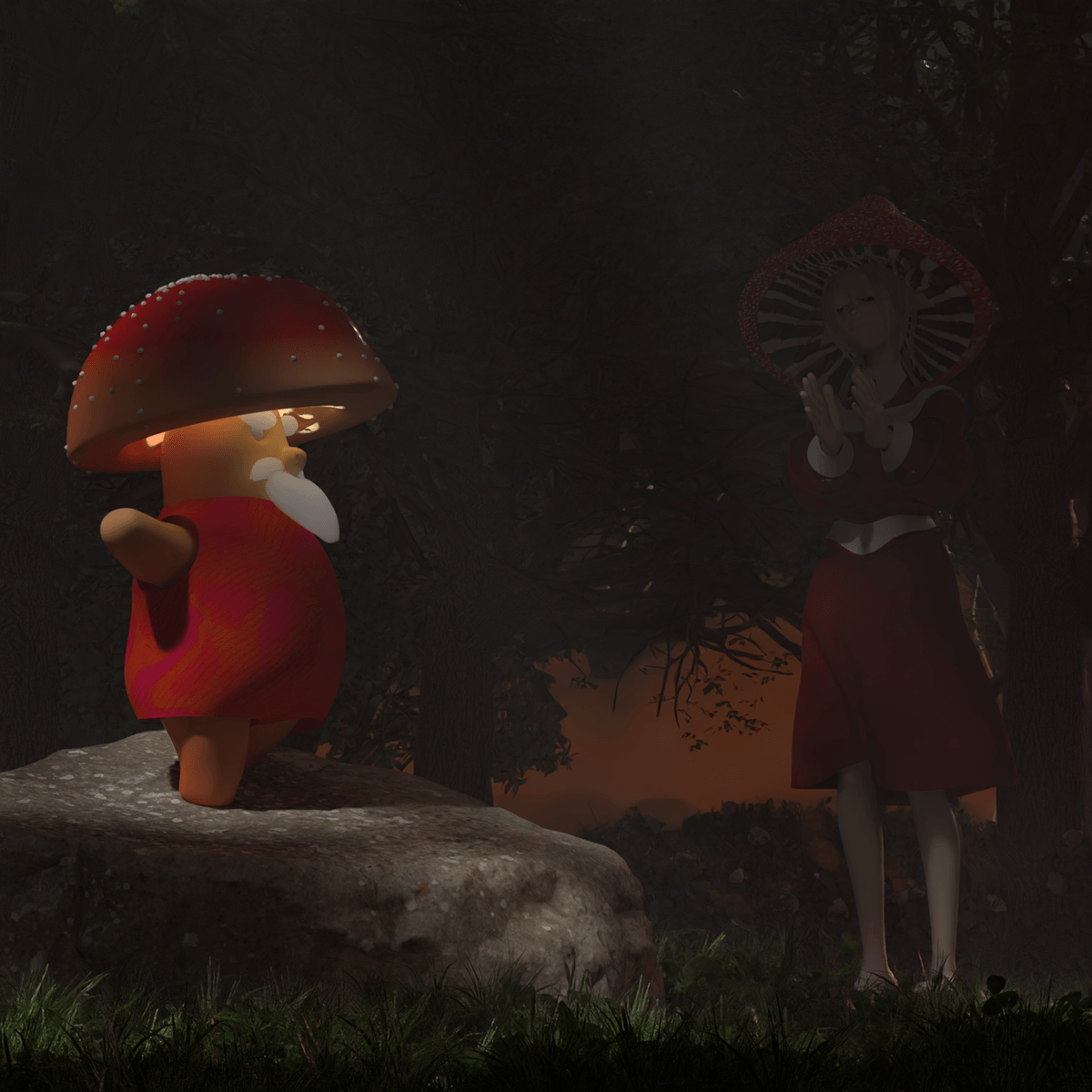 Mushroom lazy rave — Изображение №9 — Иллюстрация, Анимация на Dprofile