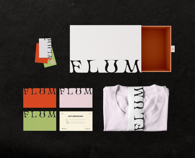 FLUM | CLOTHING BRAND IDENTITY | БРЕНДИНГ — Брендинг на Dprofile