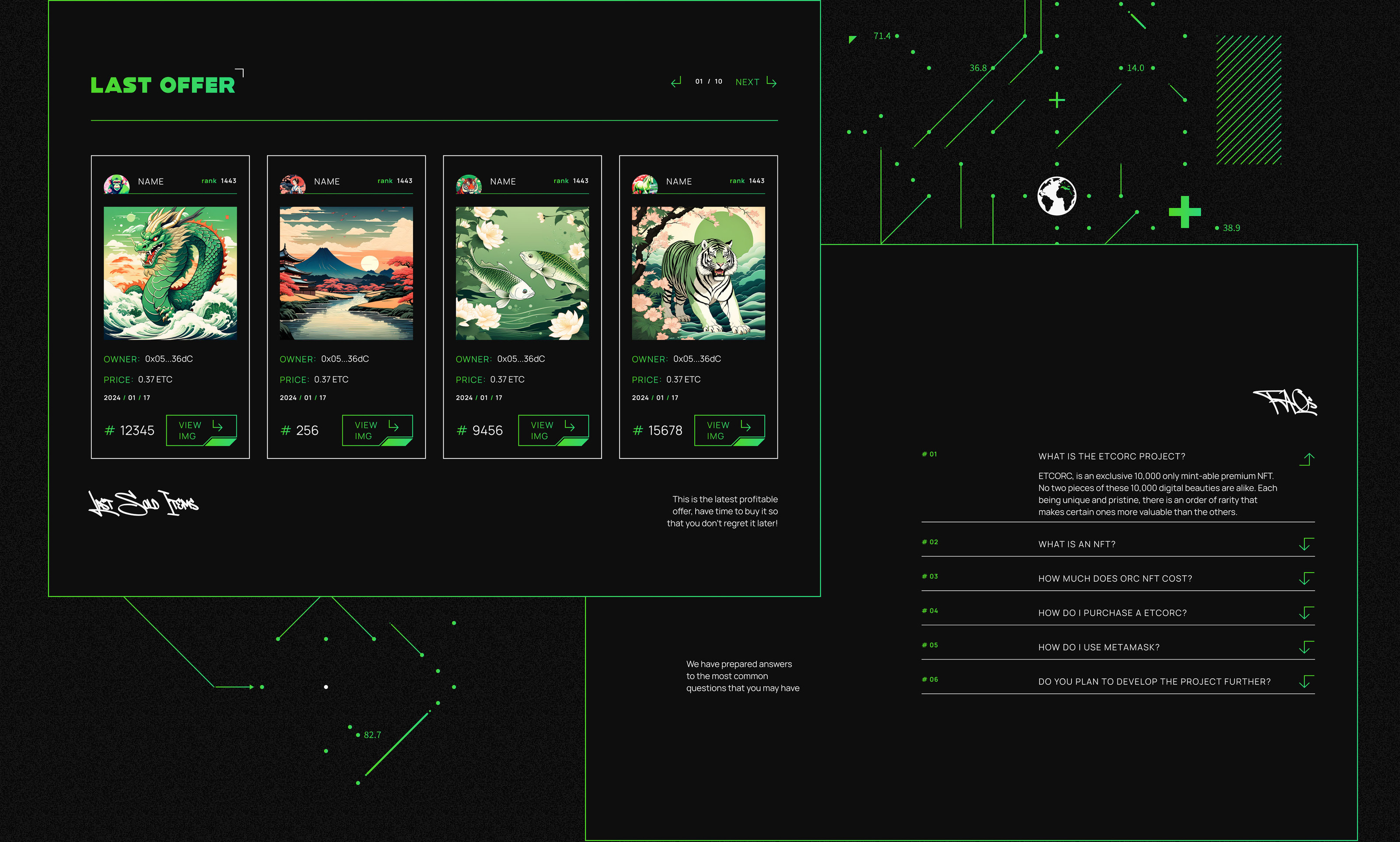 NFT-маркетплейс / Landing-page — Изображение №33 — Интерфейсы на Dprofile