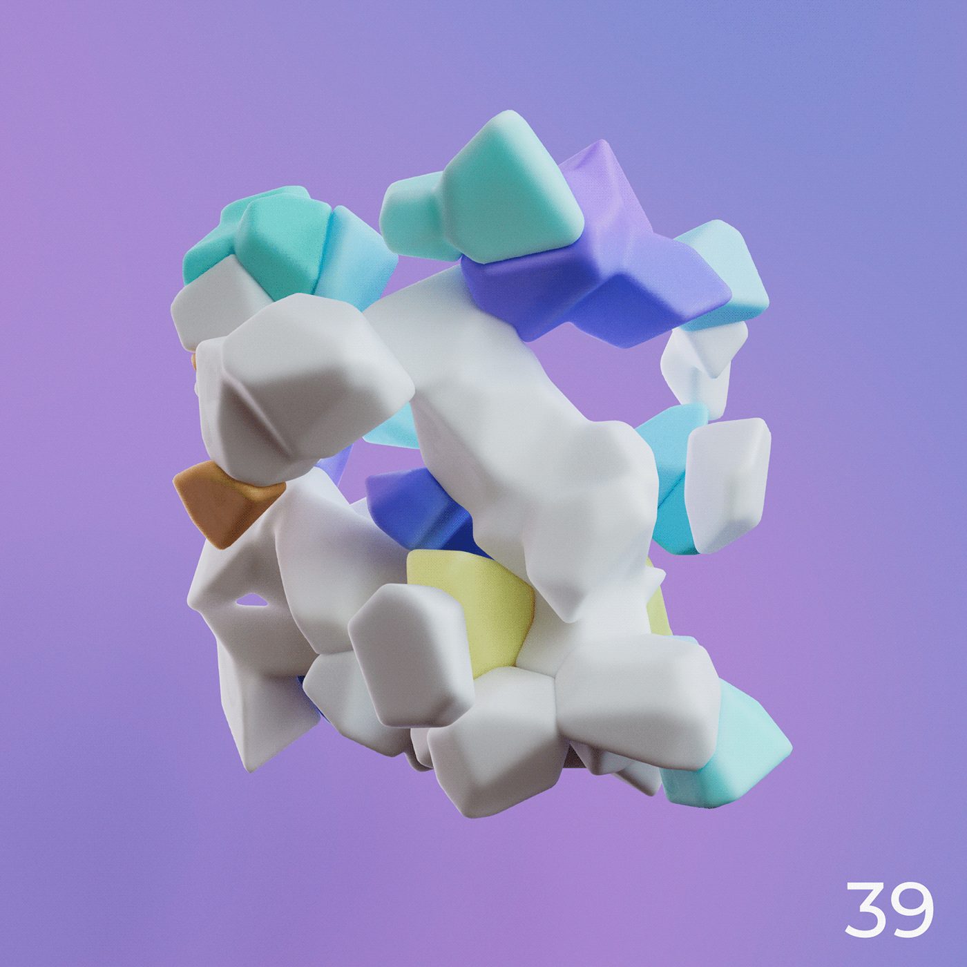 Generative illustrations 1 — Изображение №4 — Иллюстрация, 3D на Dprofile