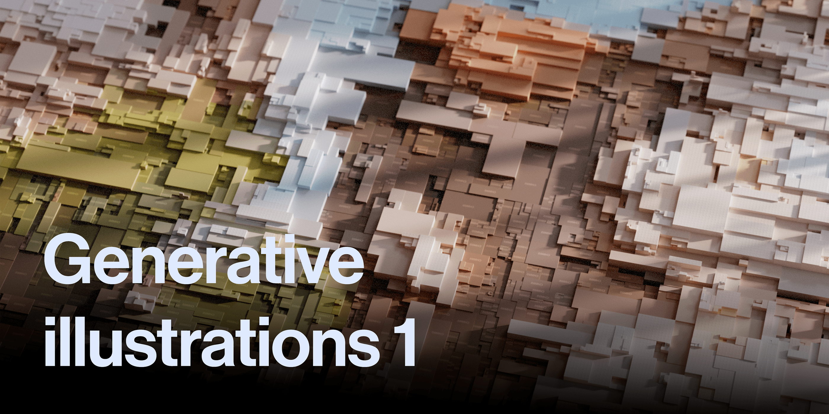 Generative illustrations 1 — Изображение №1 — Иллюстрация, 3D на Dprofile