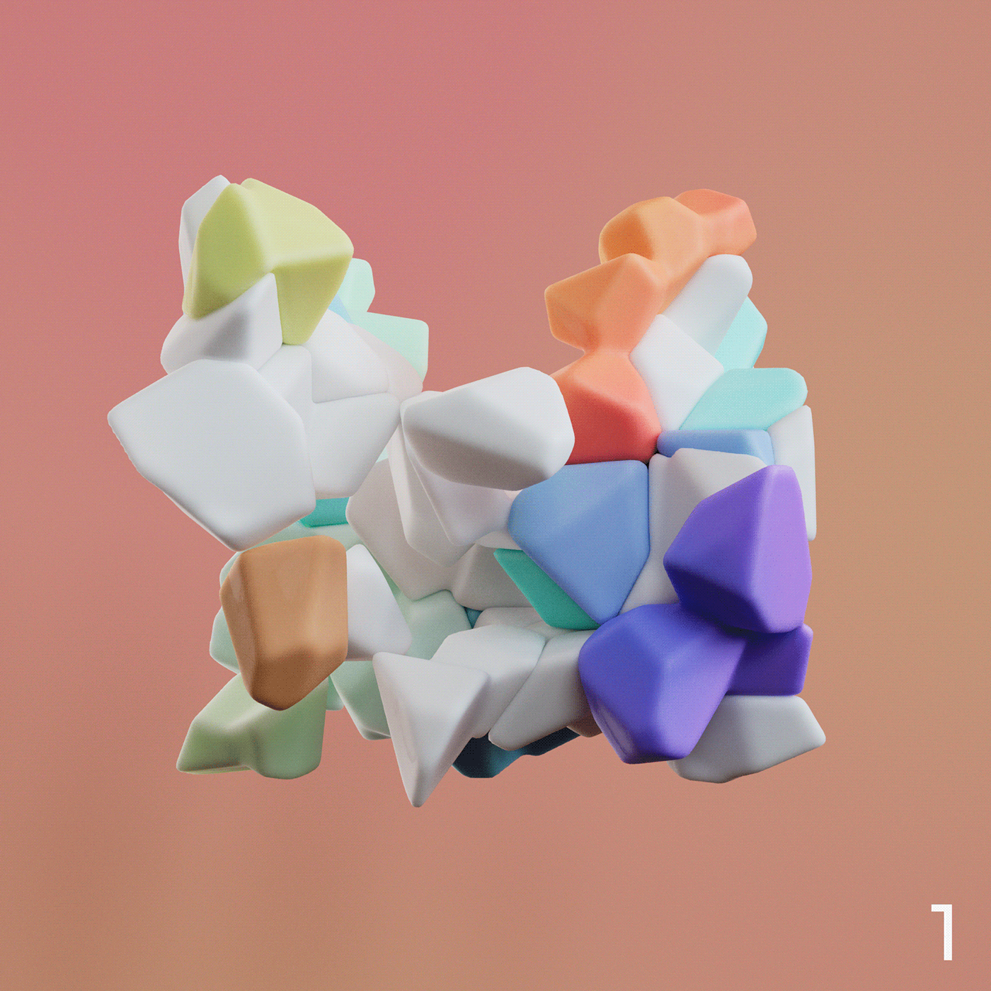 Generative illustrations 1 — Изображение №2 — Иллюстрация, 3D на Dprofile
