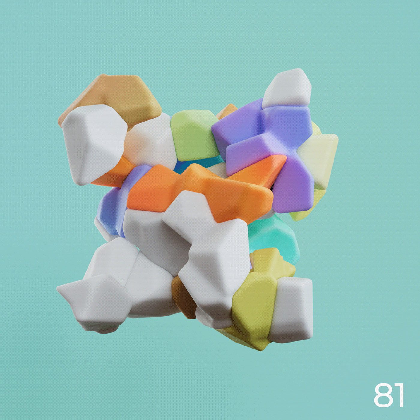Generative illustrations 1 — Изображение №6 — Иллюстрация, 3D на Dprofile