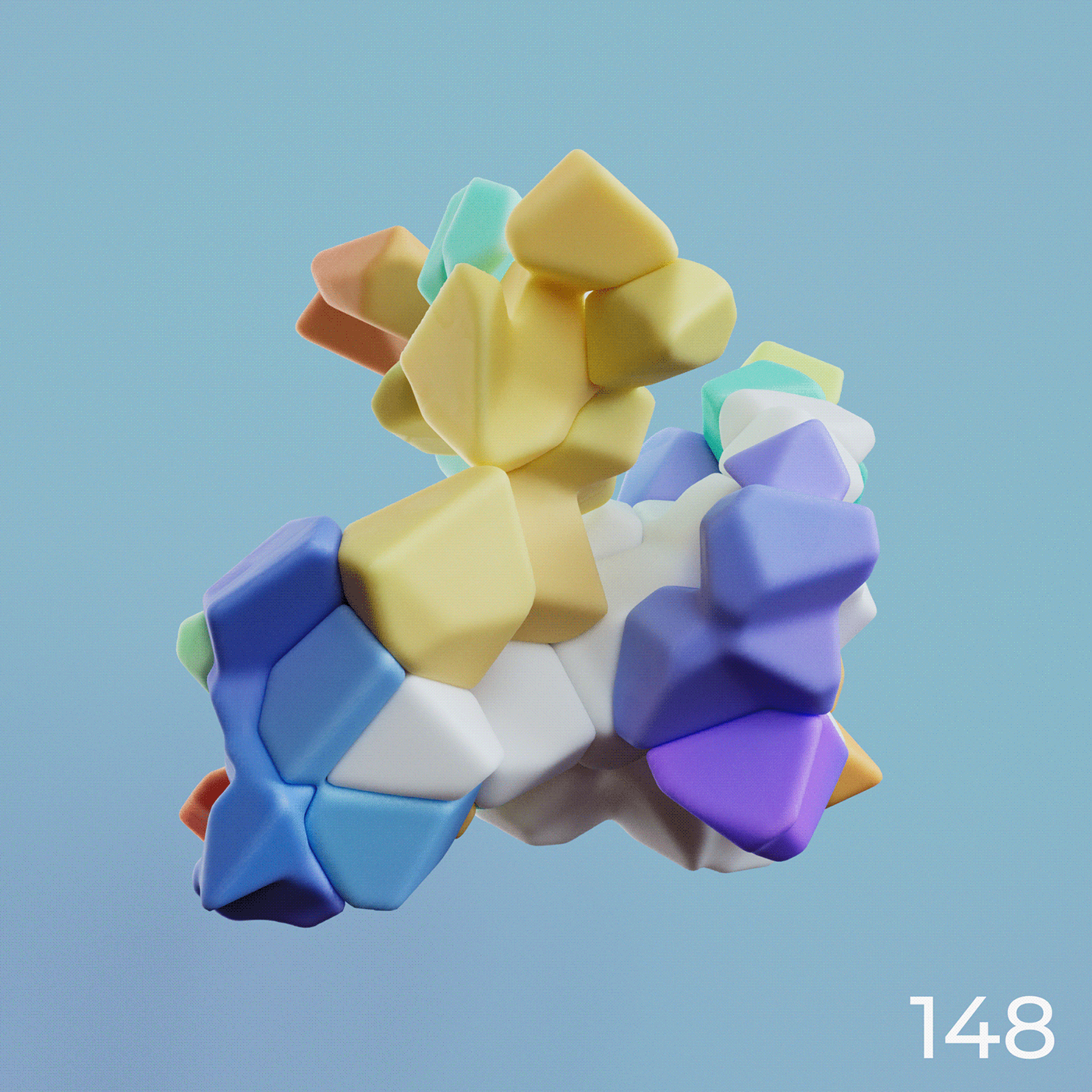 Generative illustrations 1 — Изображение №8 — Иллюстрация, 3D на Dprofile
