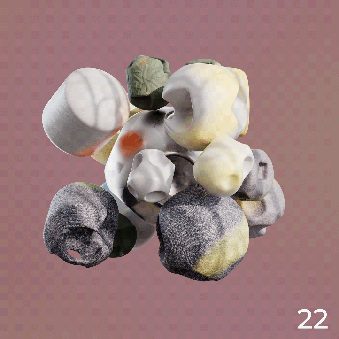Generative illustrations 1 — Изображение №15 — Иллюстрация, 3D на Dprofile