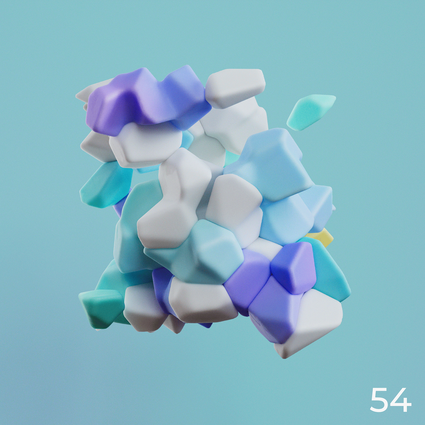 Generative illustrations 1 — Изображение №5 — Иллюстрация, 3D на Dprofile