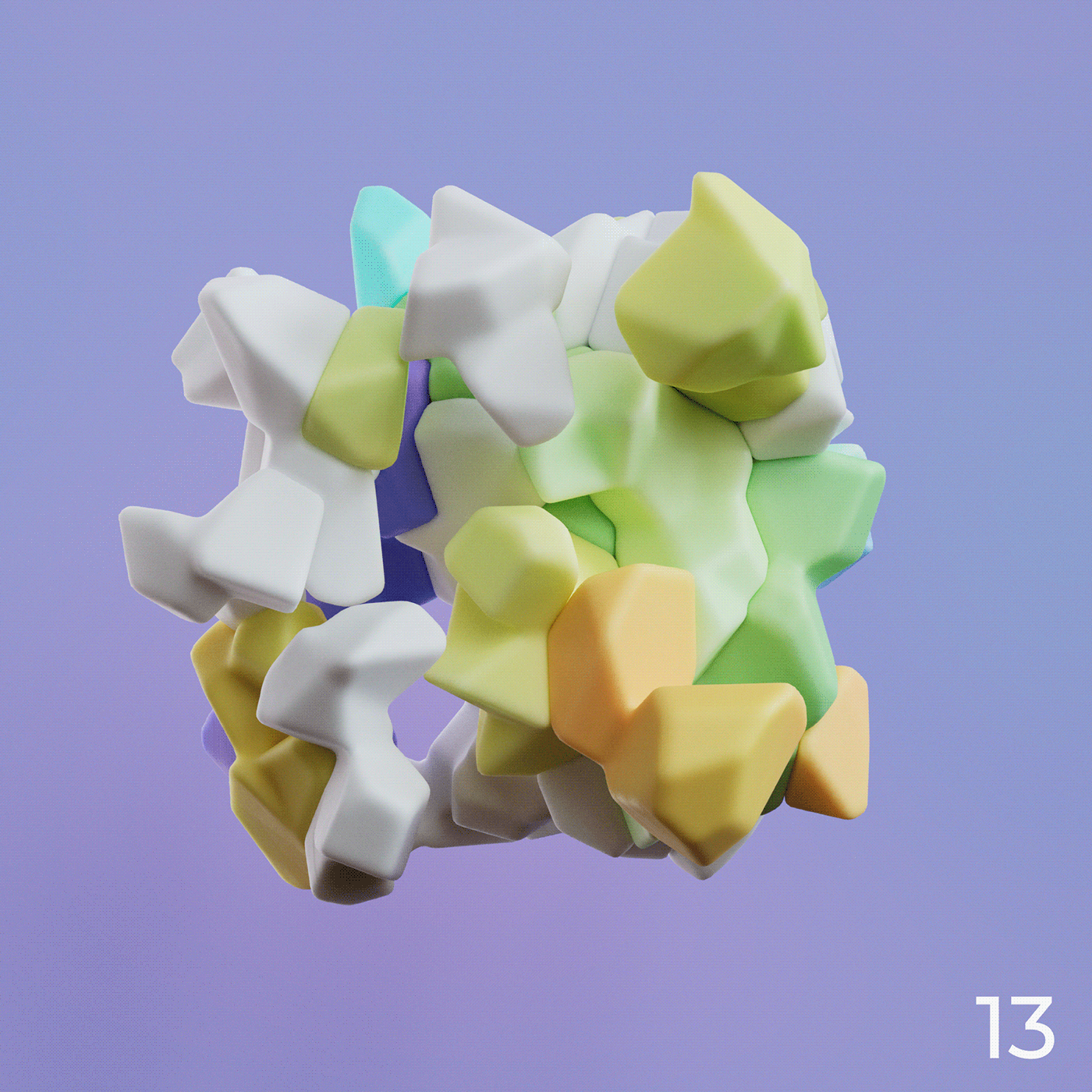 Generative illustrations 1 — Изображение №3 — Иллюстрация, 3D на Dprofile