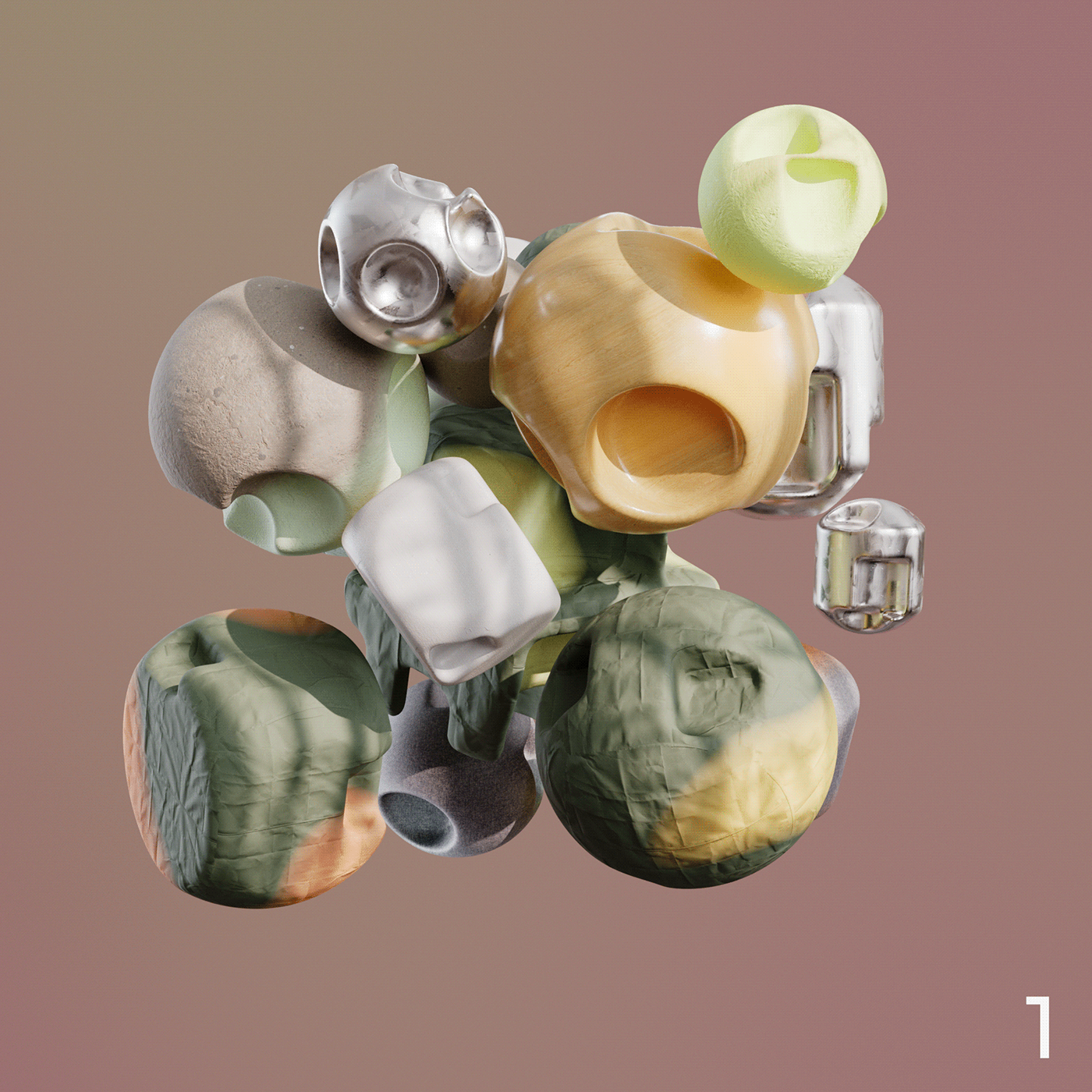Generative illustrations 1 — Изображение №14 — Иллюстрация, 3D на Dprofile
