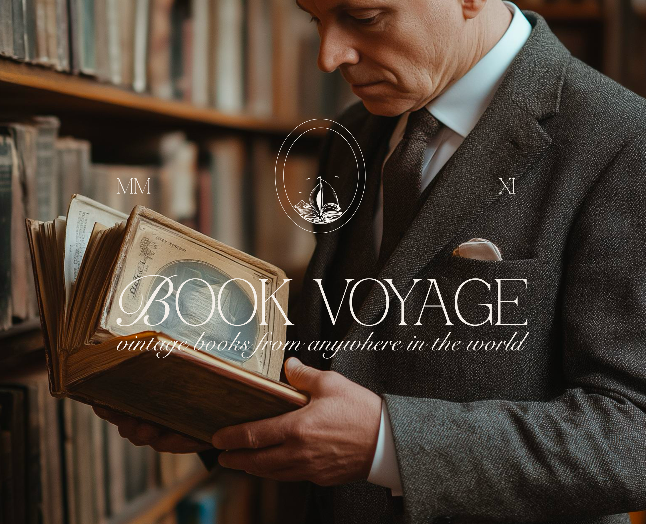 Фирменный стиль для винтажного книжного магазина на Dprofile