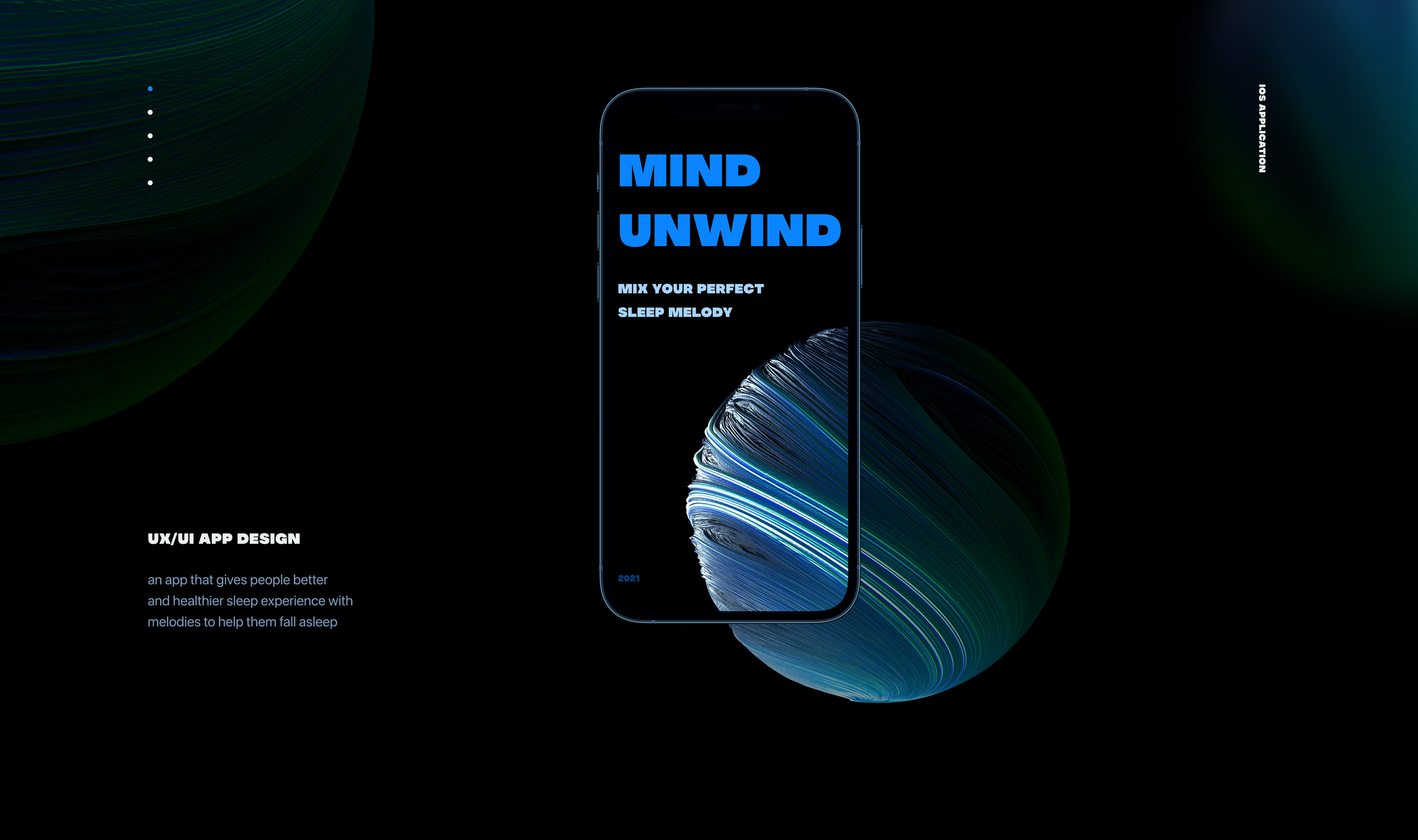 sleep music ios app UX/UI design — Изображение №1 — Интерфейсы, Графика на Dprofile