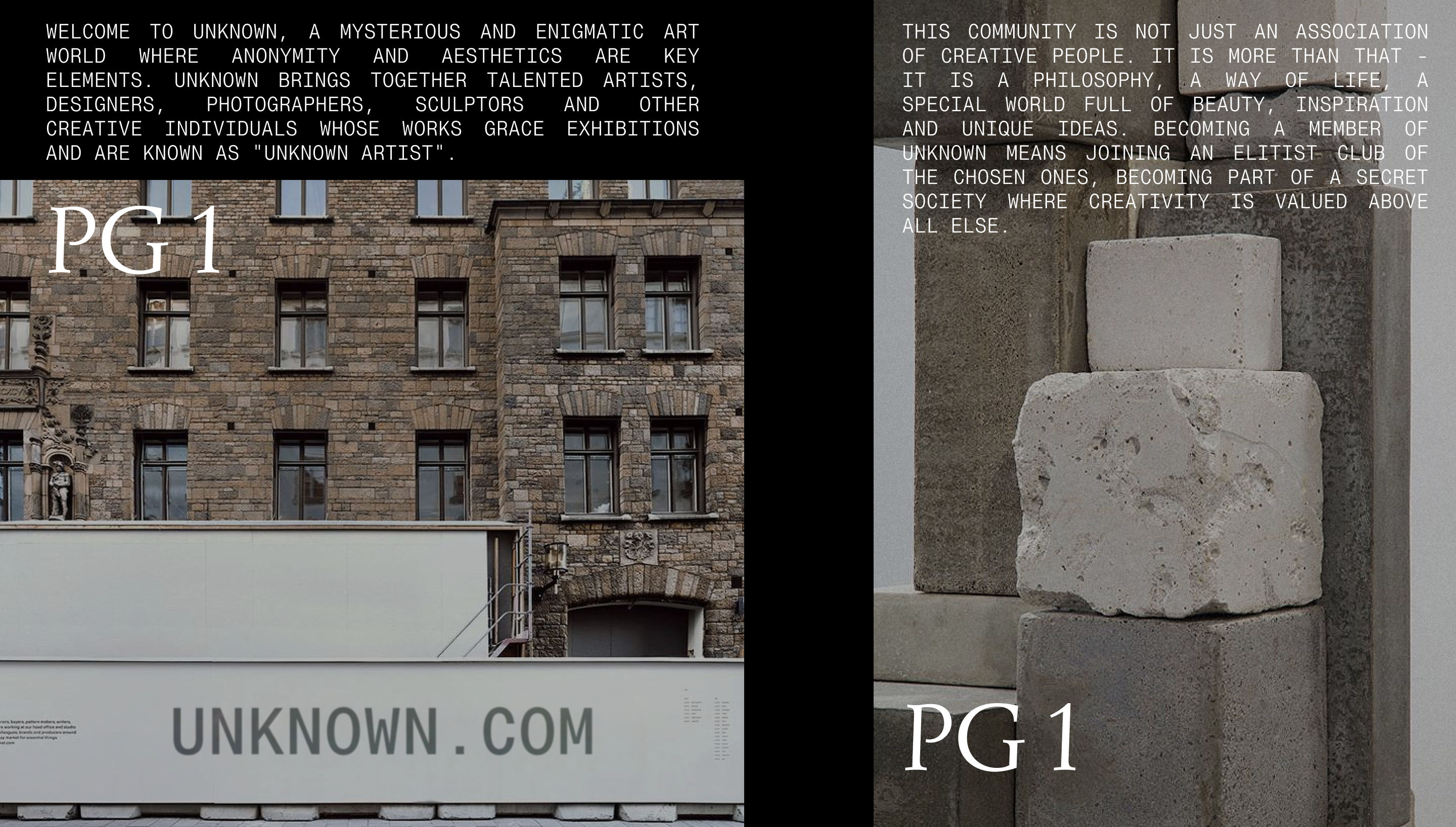 UNKNOWN PG1 Identity — Изображение №11 — Брендинг, Графика на Dprofile