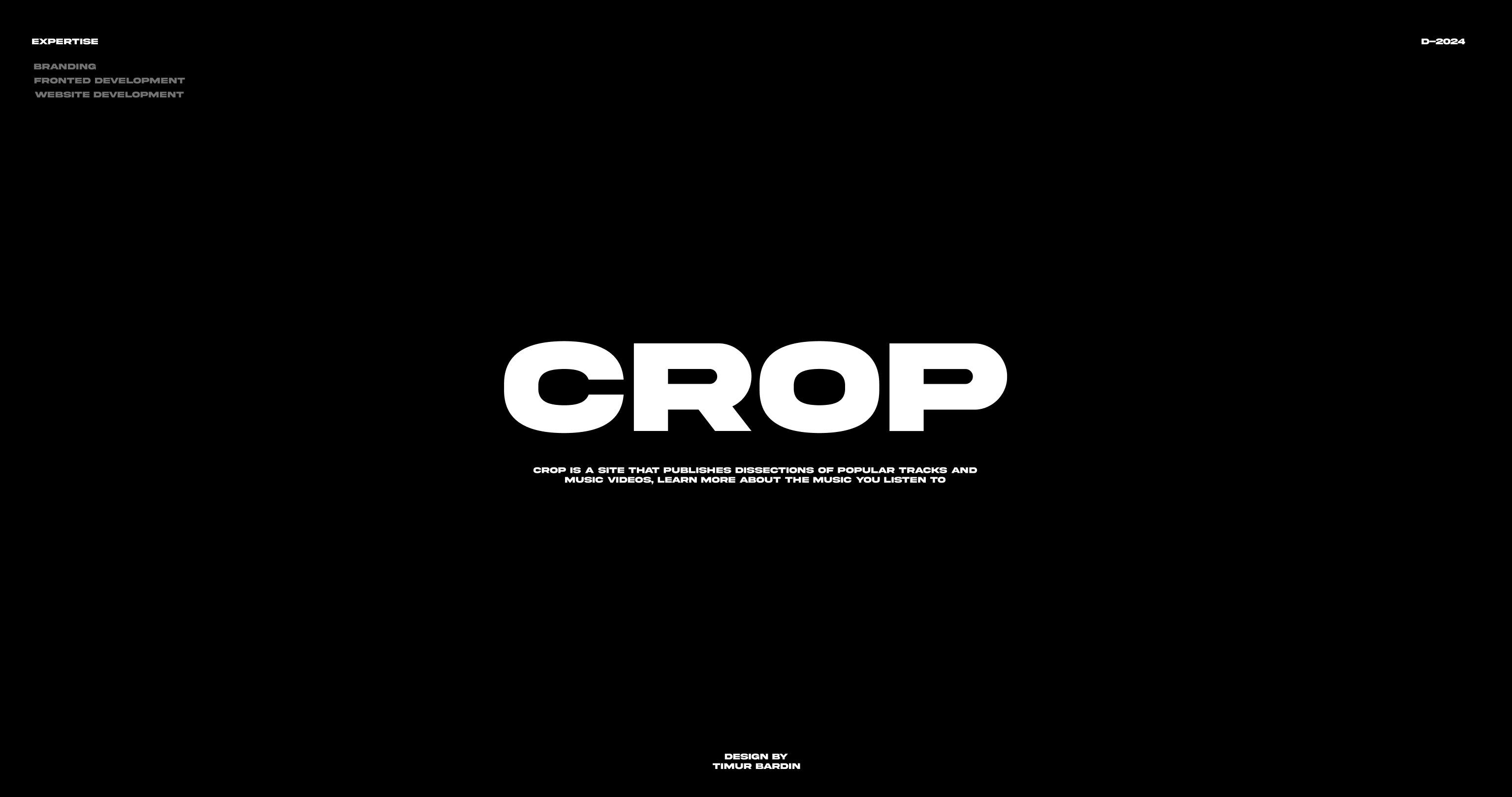 CROP — Изображение №1 — Интерфейсы, Брендинг на Dprofile