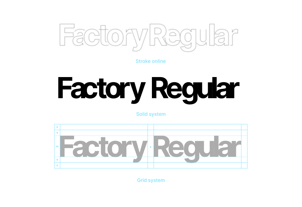 Factory Regular — Изображение №2 — Брендинг на Dprofile