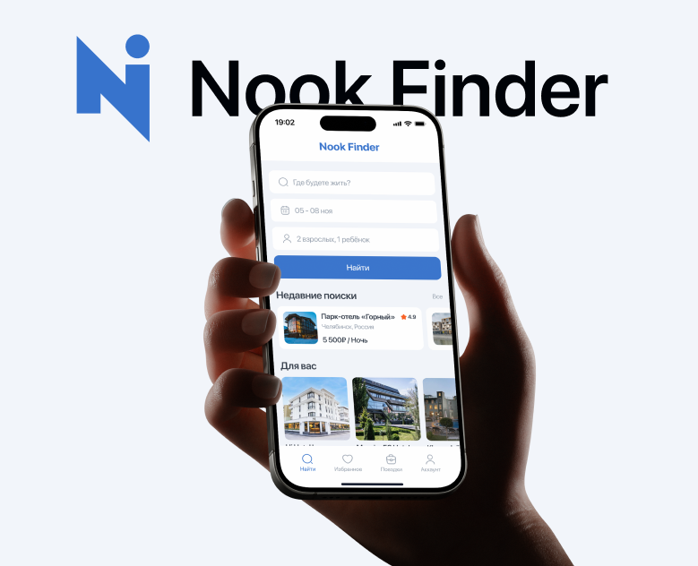Nook Finder: UI/UX на Dprofile