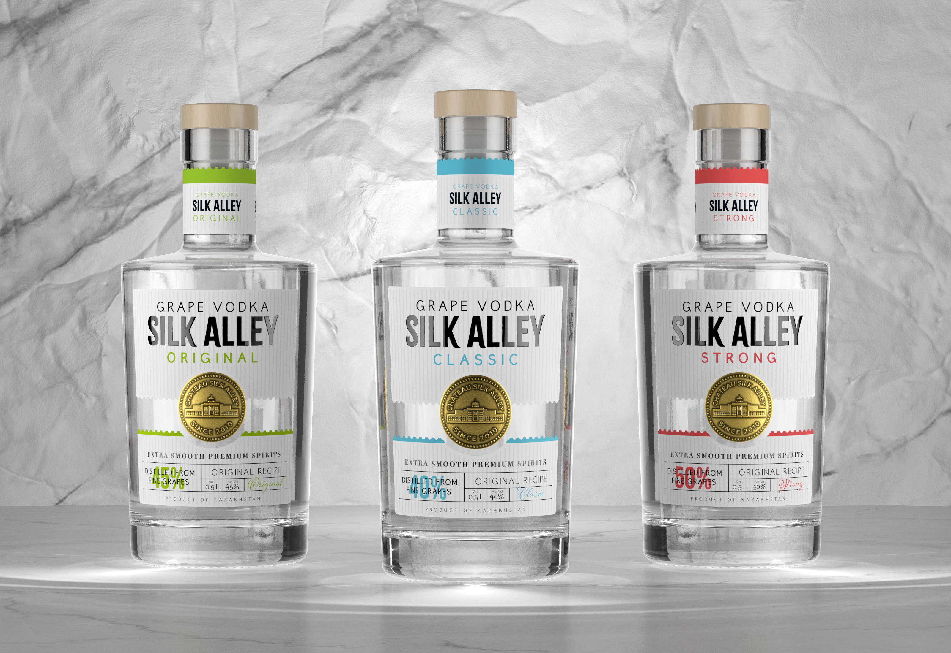 Виноградная водка Silk Alley — Изображение №1 — Брендинг, Маркетинг на Dprofile