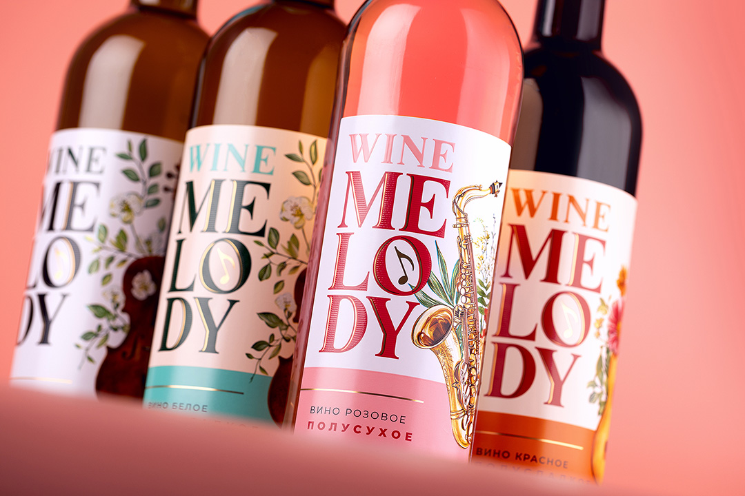 Wine Melody - дизайн, который "звучит" на полке. — Изображение №3 — Брендинг, Маркетинг на Dprofile