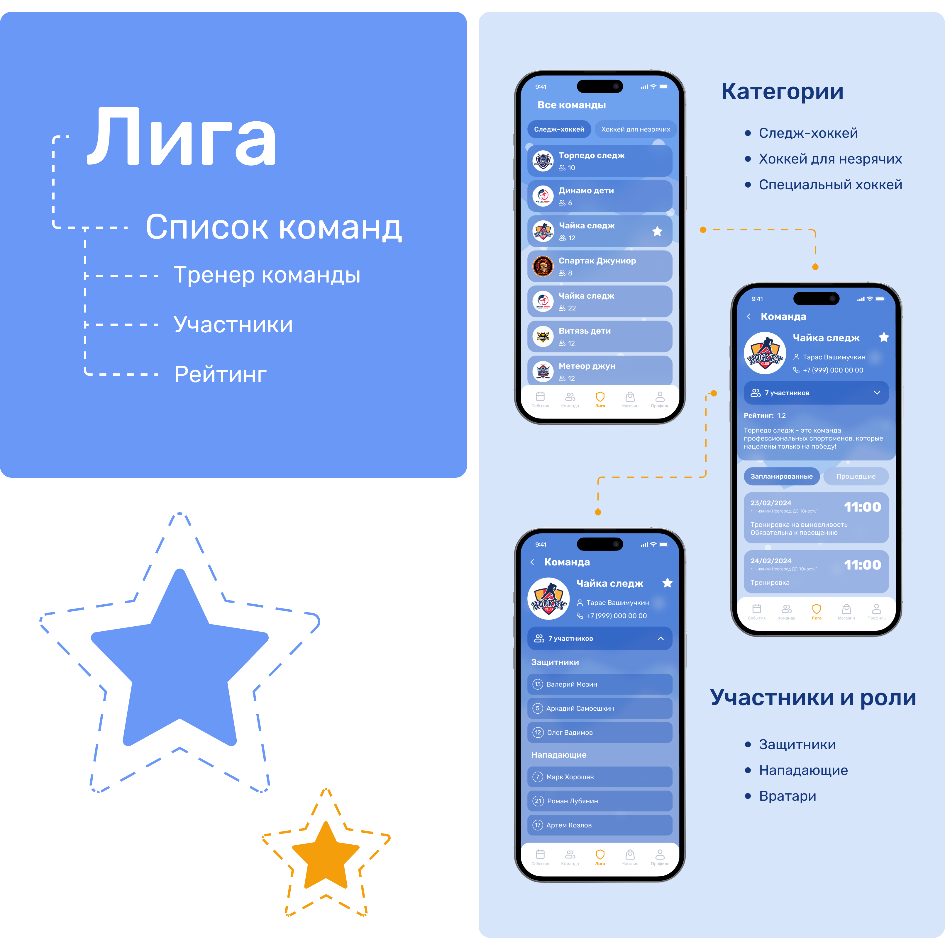 ПУТЬ ЧЕМПИОНА | Приложение с расписанием — Изображение №8 — Интерфейсы на Dprofile