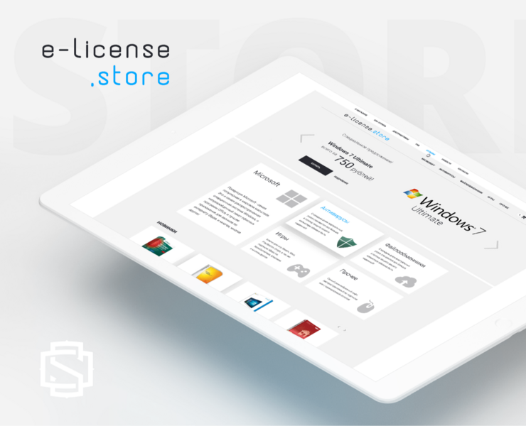 E-License-store - catalog of license keys — Интерфейсы, Анимация на Dprofile