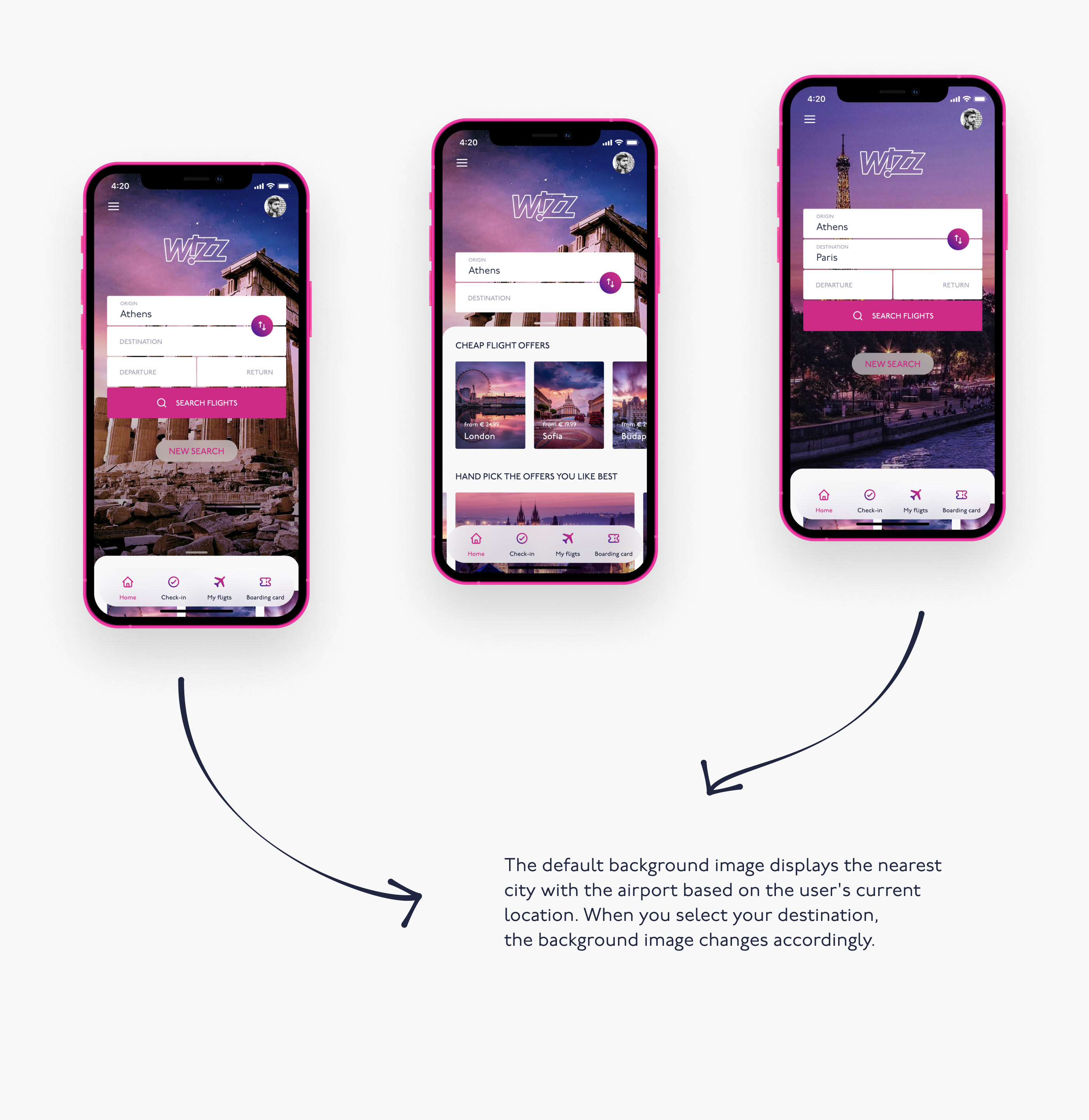 WIZZAIR. Mobile App Redesign Concept — Изображение №10 — Интерфейсы, Анимация на Dprofile