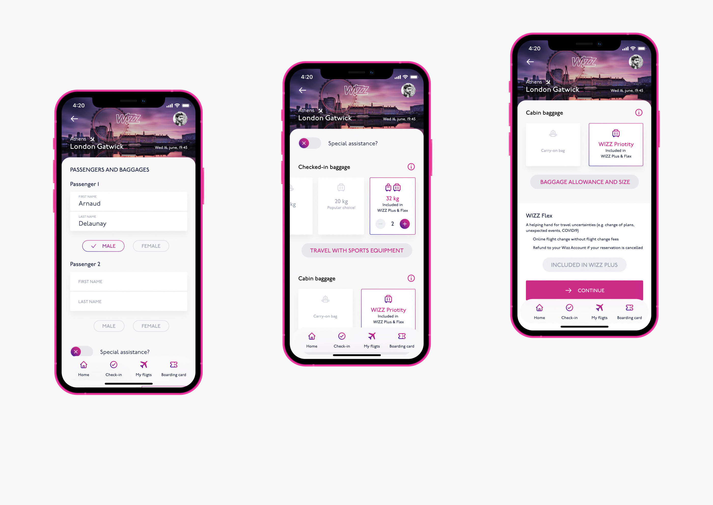 WIZZAIR. Mobile App Redesign Concept — Изображение №18 — Интерфейсы, Анимация на Dprofile