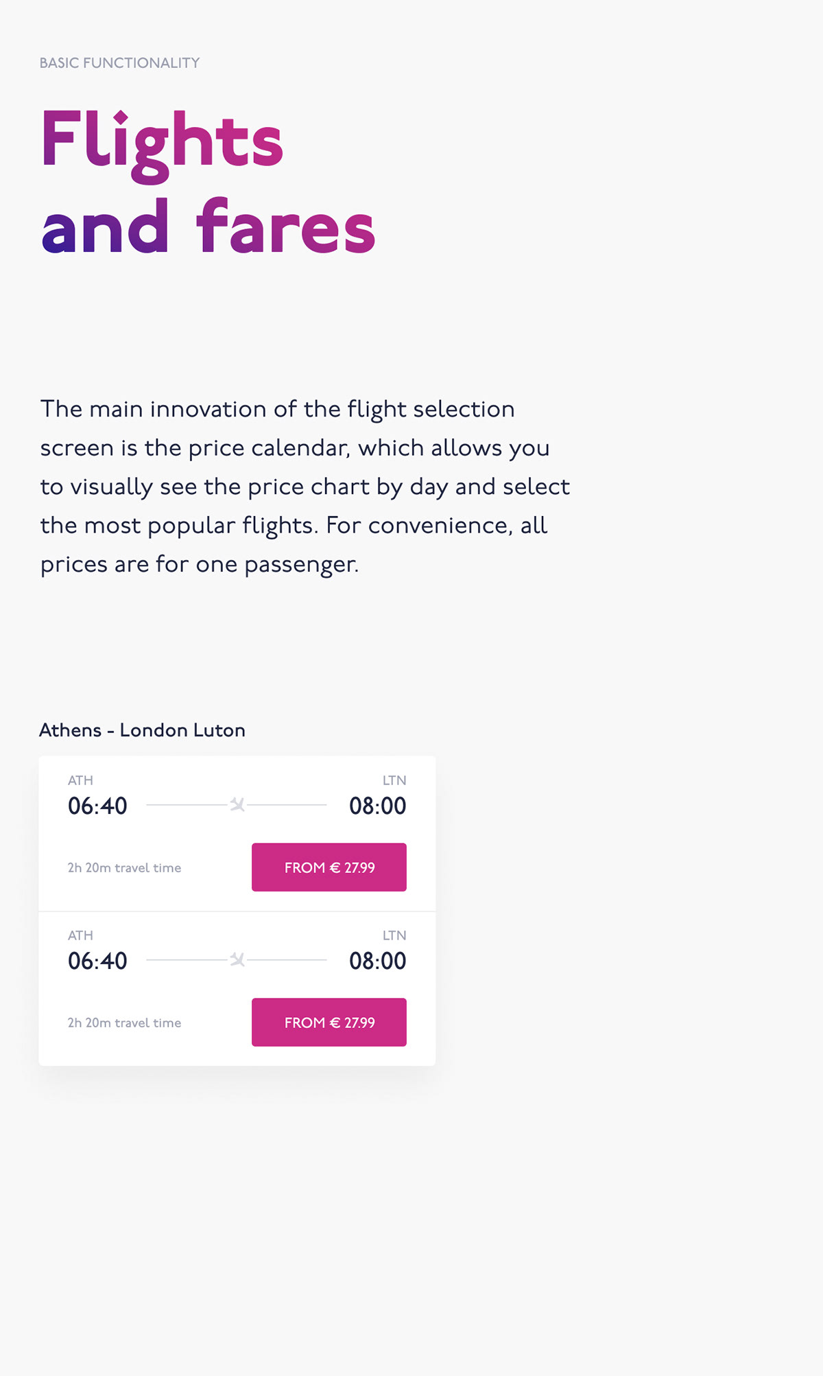 WIZZAIR. Mobile App Redesign Concept — Изображение №16 — Интерфейсы, Анимация на Dprofile