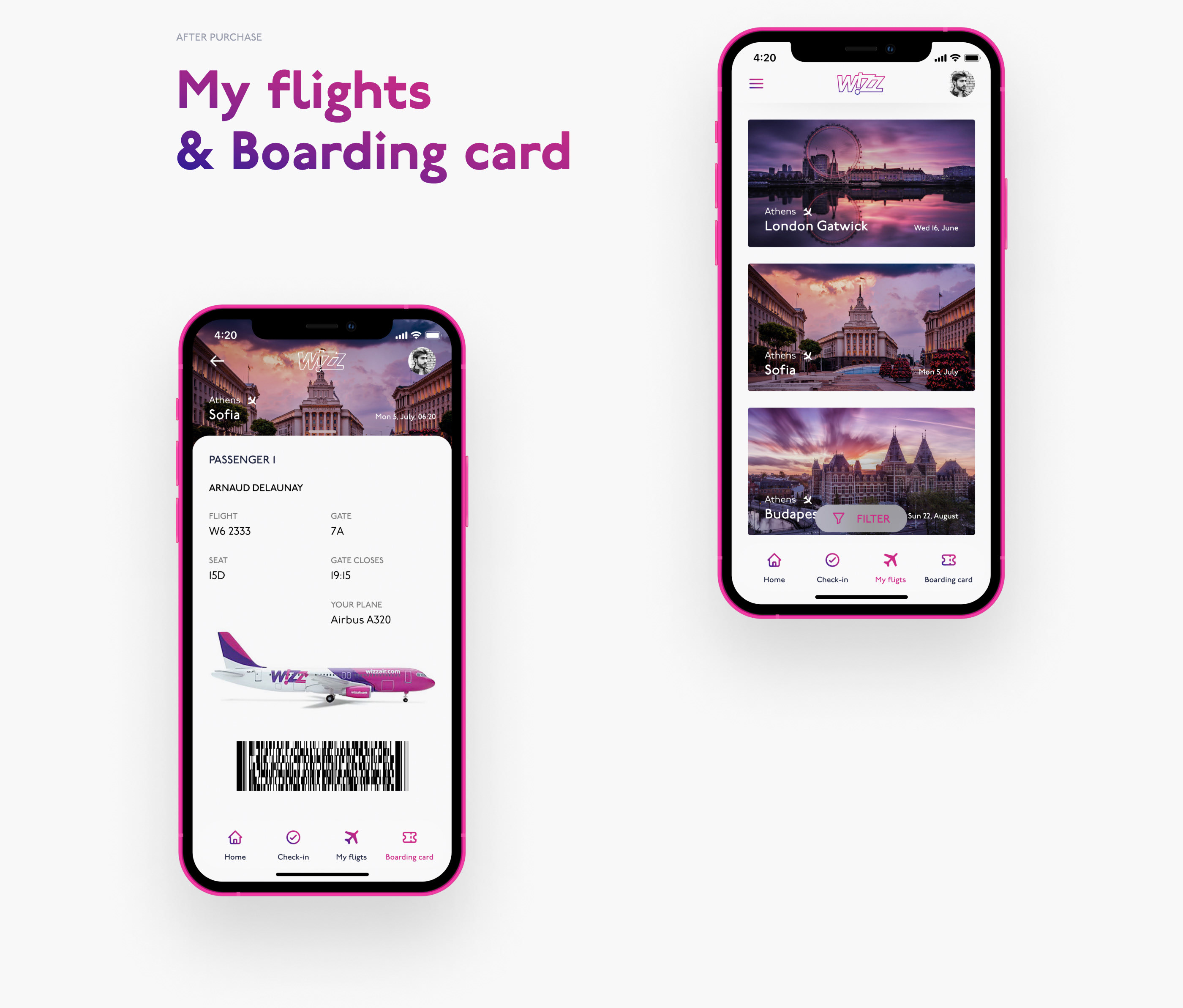 WIZZAIR. Mobile App Redesign Concept — Изображение №19 — Интерфейсы, Анимация на Dprofile