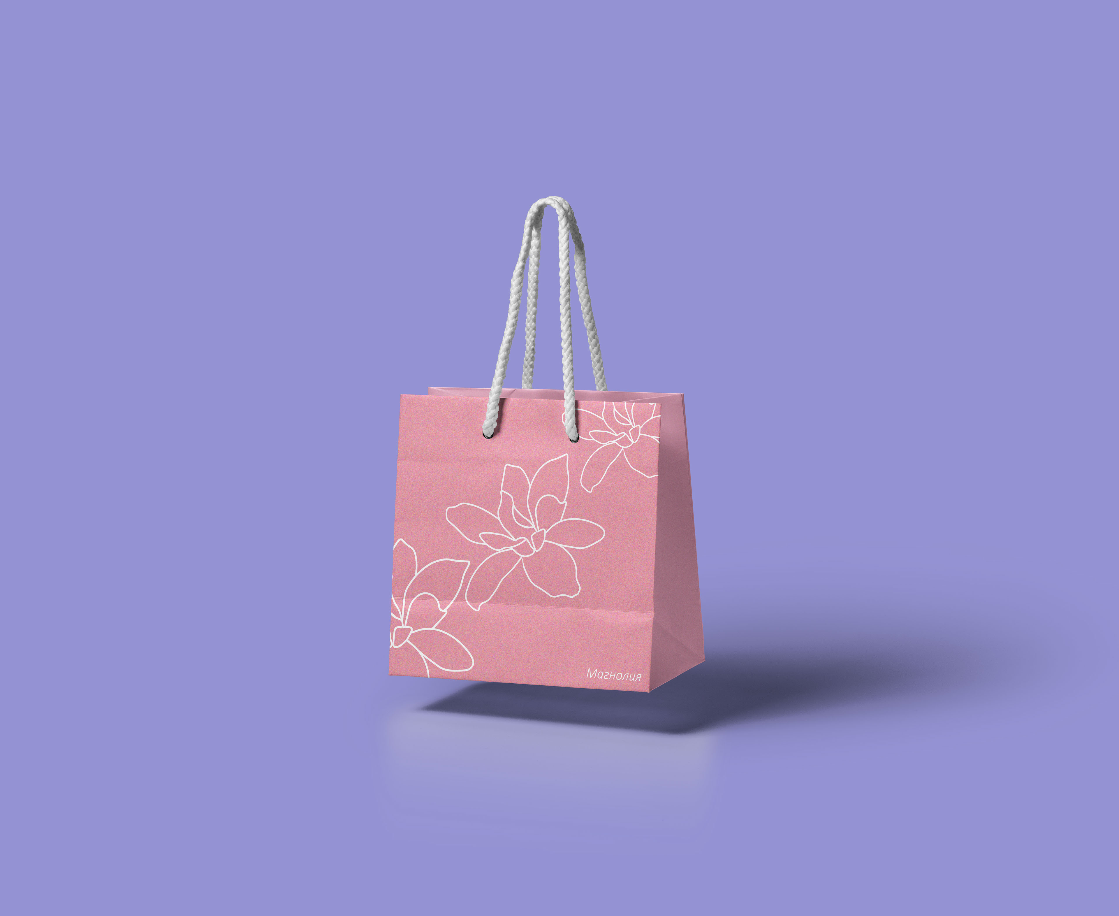 Цветочная студия "Магнолия" — Изображение №3 — Брендинг, Графика на Dprofile