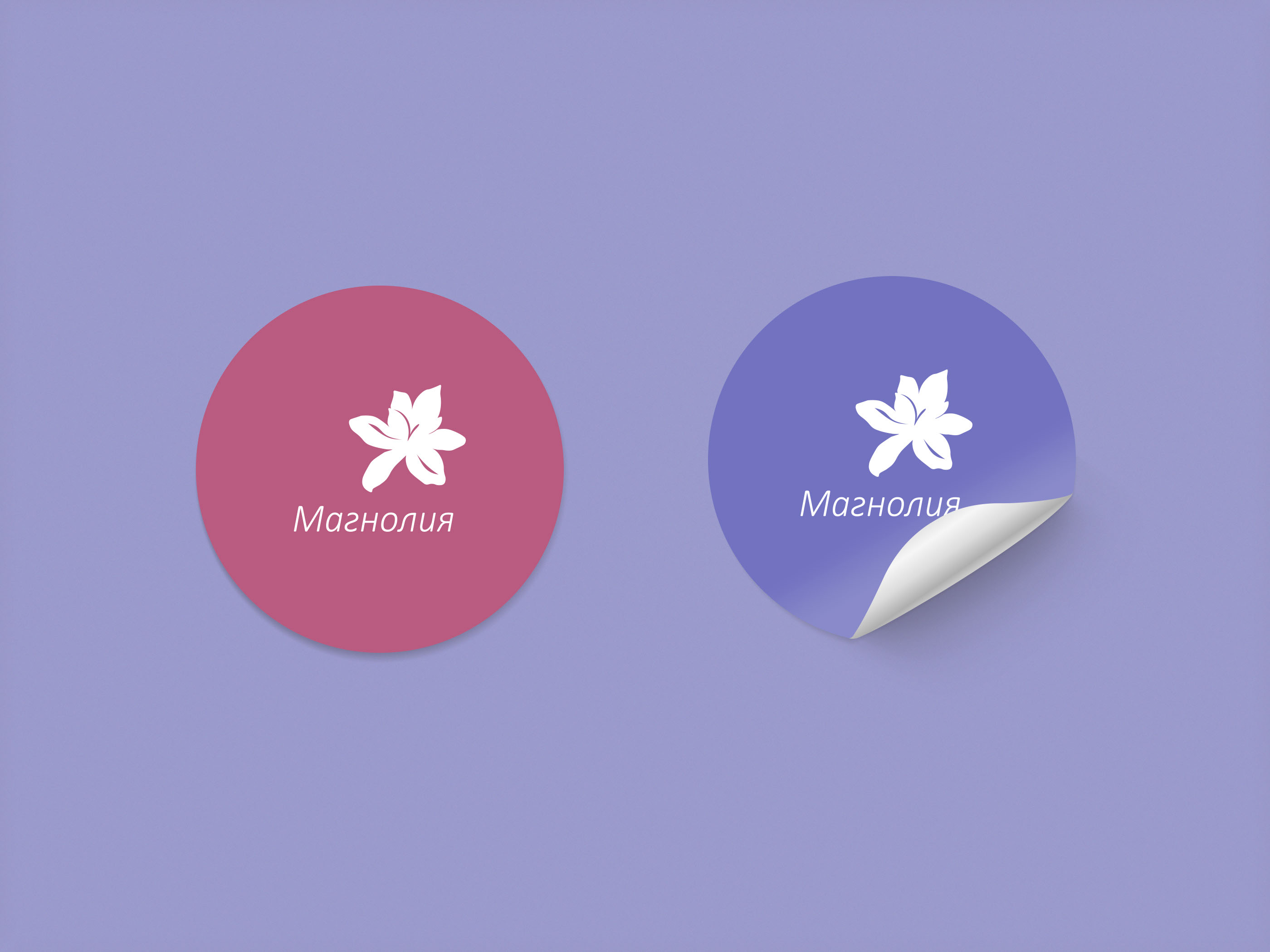 Цветочная студия "Магнолия" — Изображение №4 — Брендинг, Графика на Dprofile