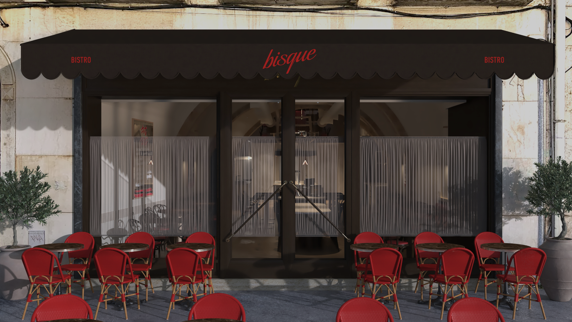 BISQUE BISTRO VISUAL IDENTITY — Изображение №10 — Брендинг, Графика на Dprofile