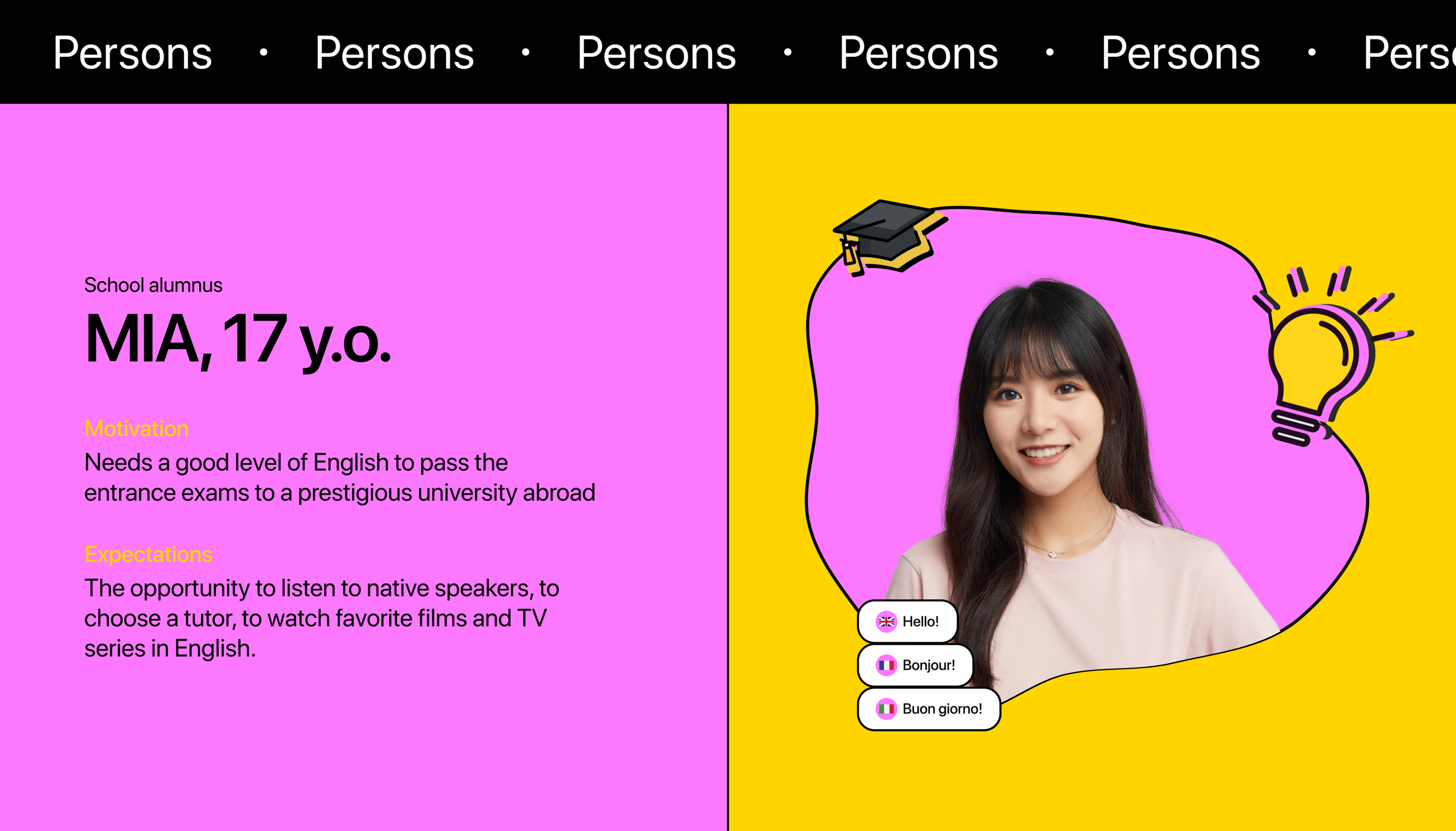 Hi! - language learning app — Изображение №3 — Интерфейсы, Брендинг на Dprofile