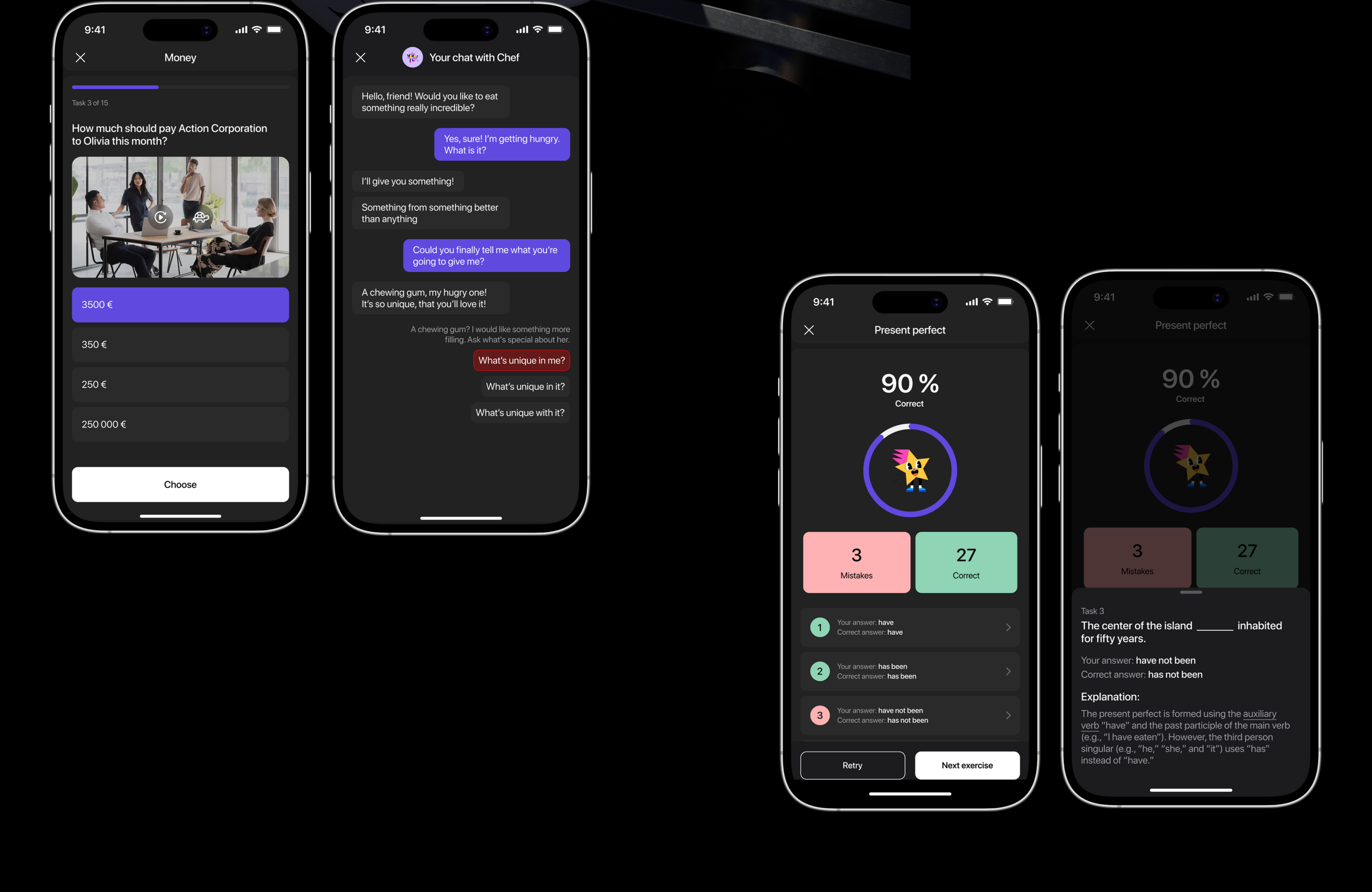 Hi! - language learning app — Изображение №7 — Интерфейсы, Брендинг на Dprofile