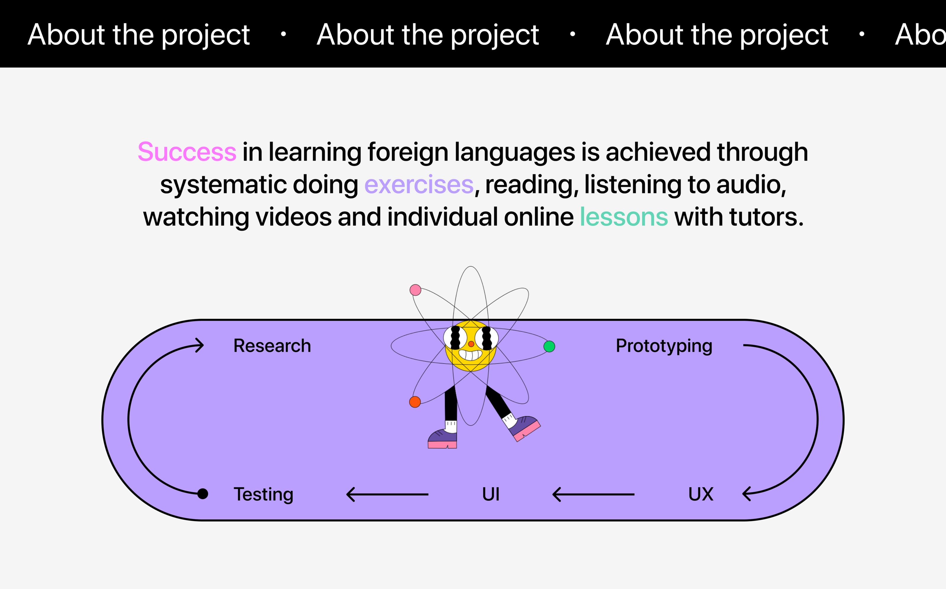 Hi! - language learning app — Изображение №2 — Интерфейсы, Брендинг на Dprofile