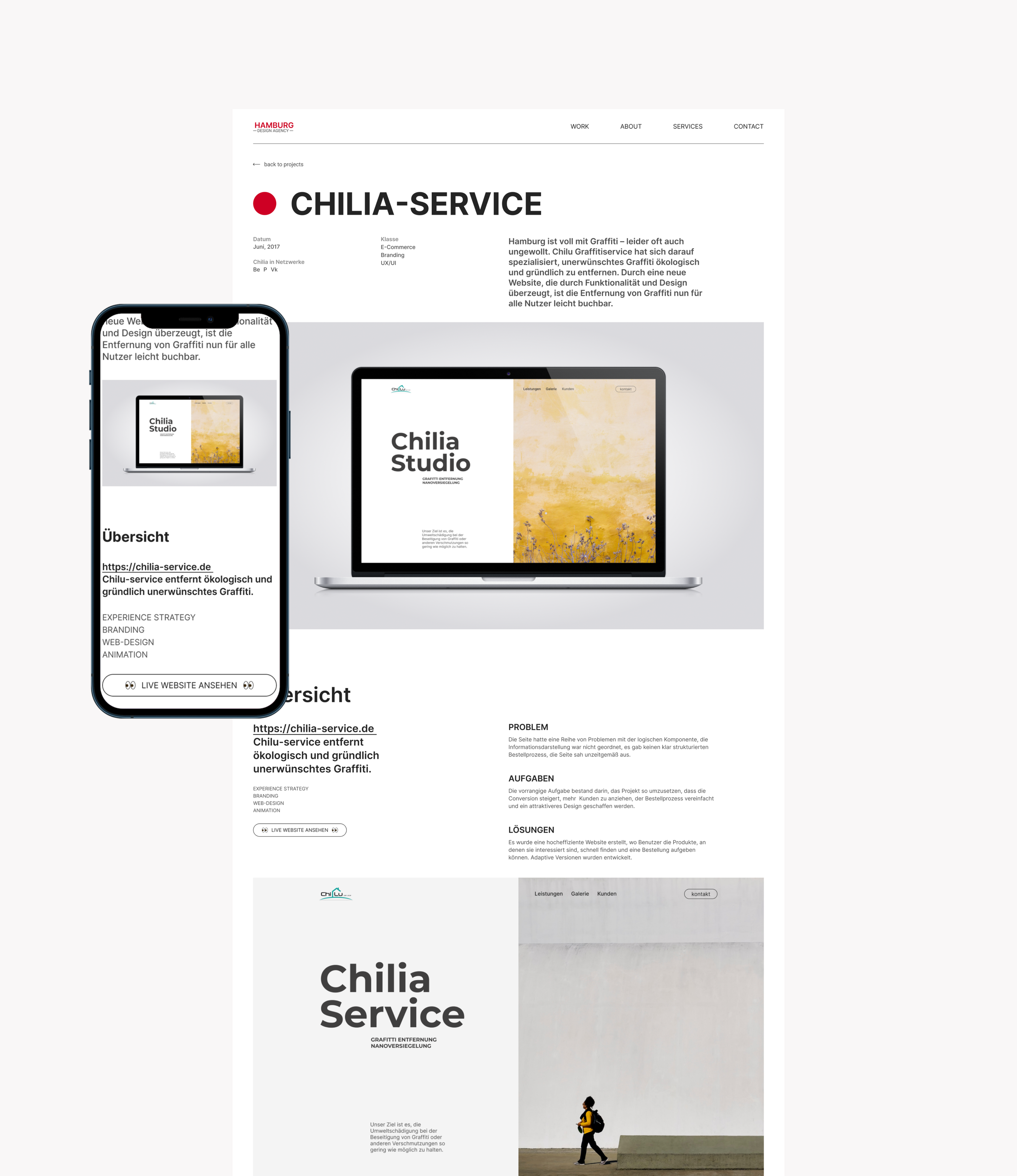 HAMBURG | Digital studio redesign — Изображение №5 — Интерфейсы, Брендинг на Dprofile