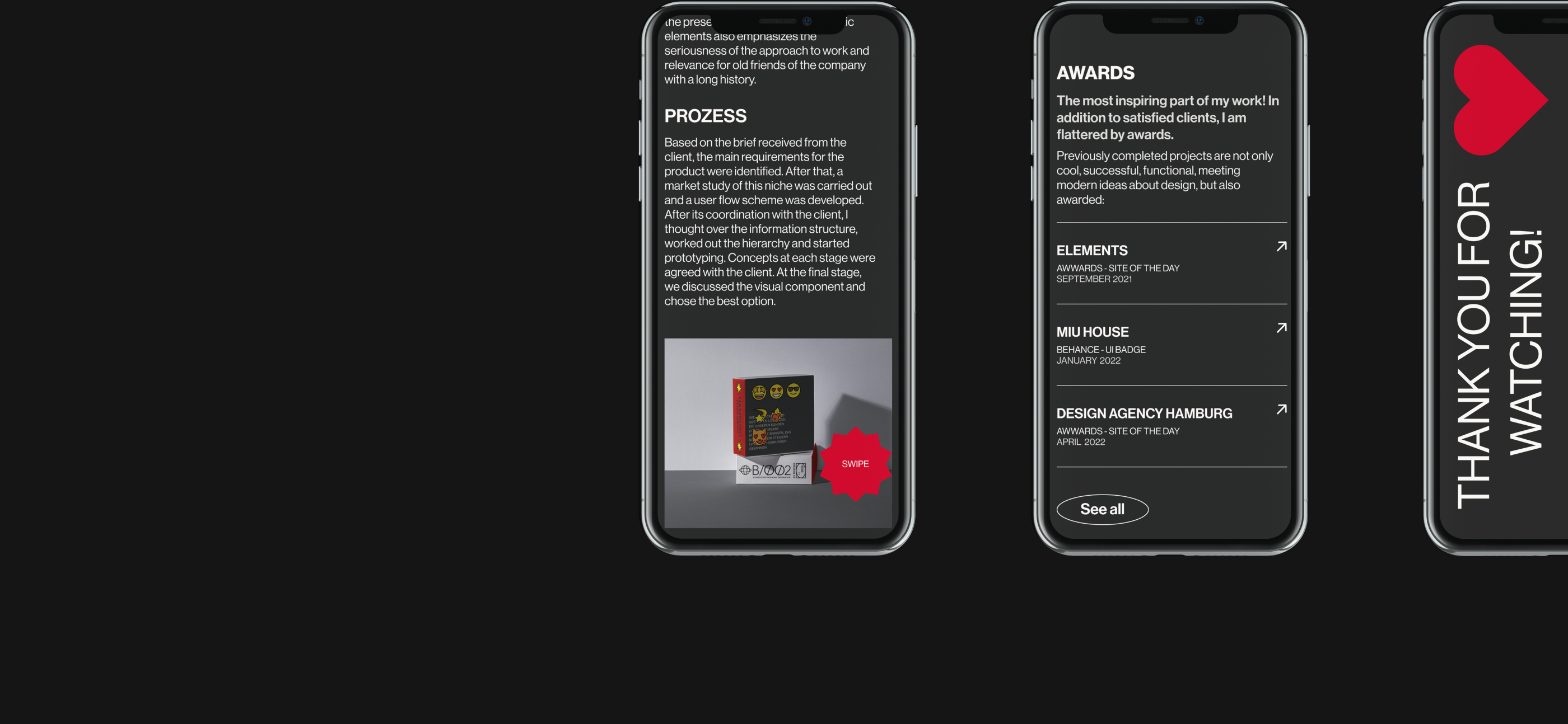 UX/UI Designer's website — Изображение №20 — Интерфейсы, Брендинг на Dprofile