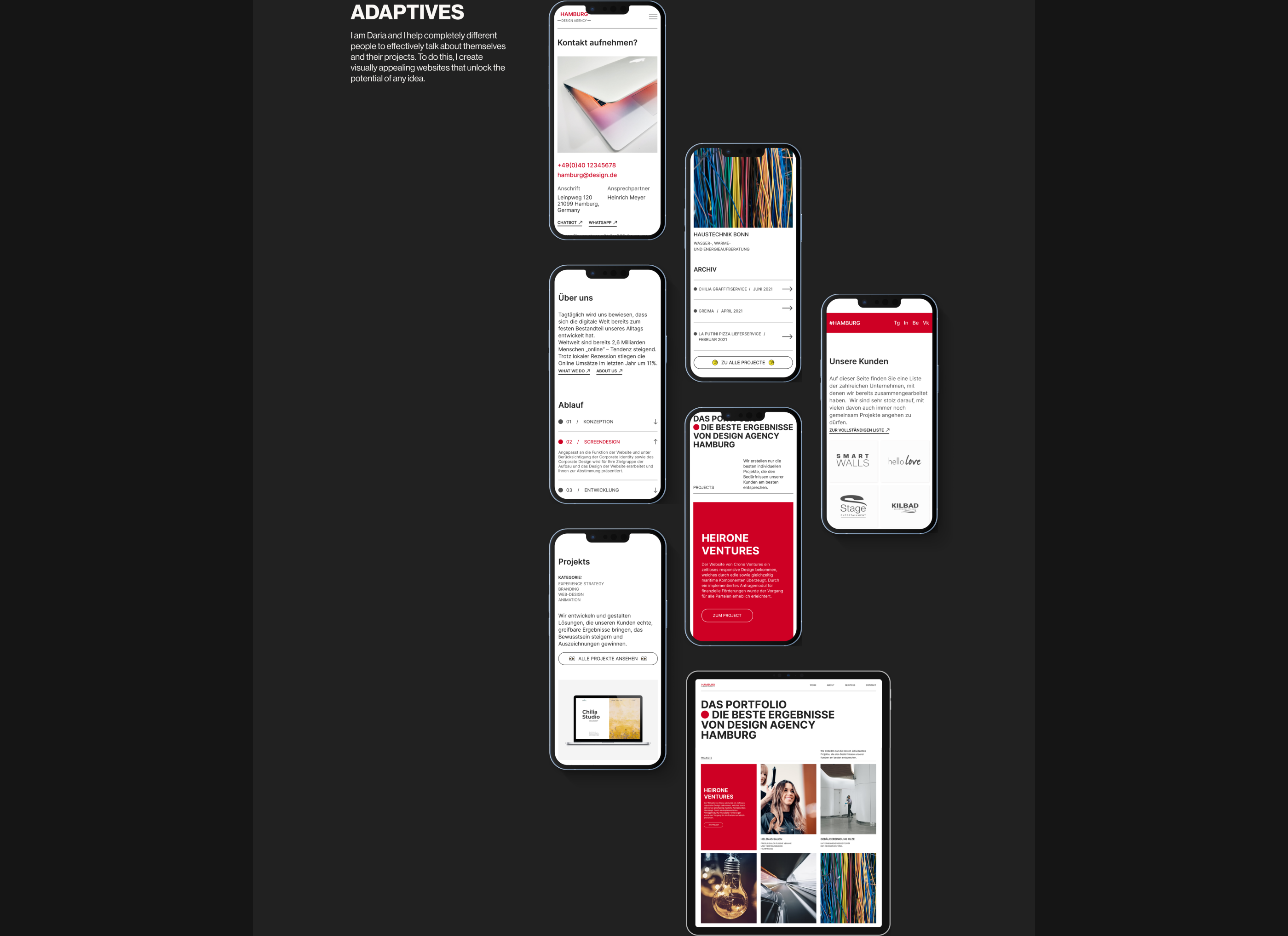 UX/UI Designer's website — Изображение №16 — Интерфейсы, Брендинг на Dprofile