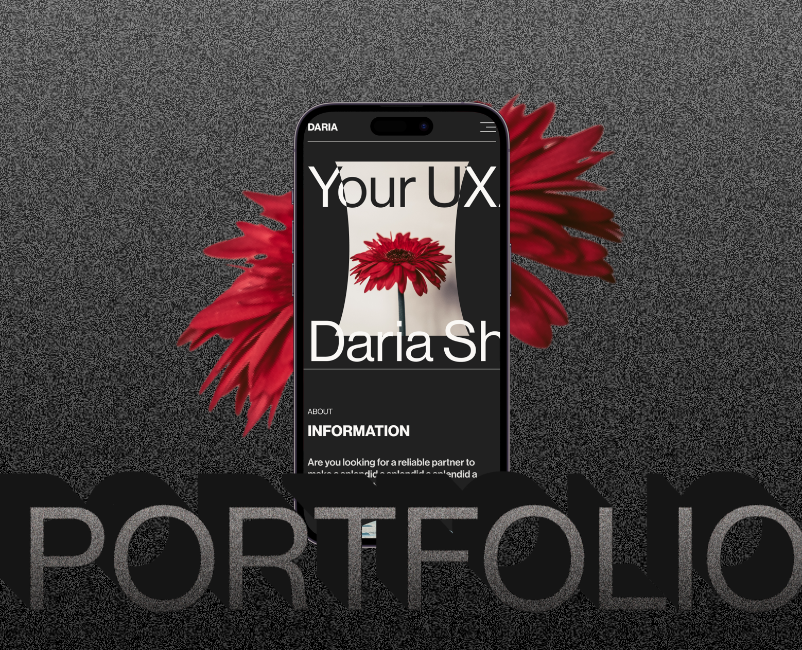 UX/UI Designer's website на Dprofile