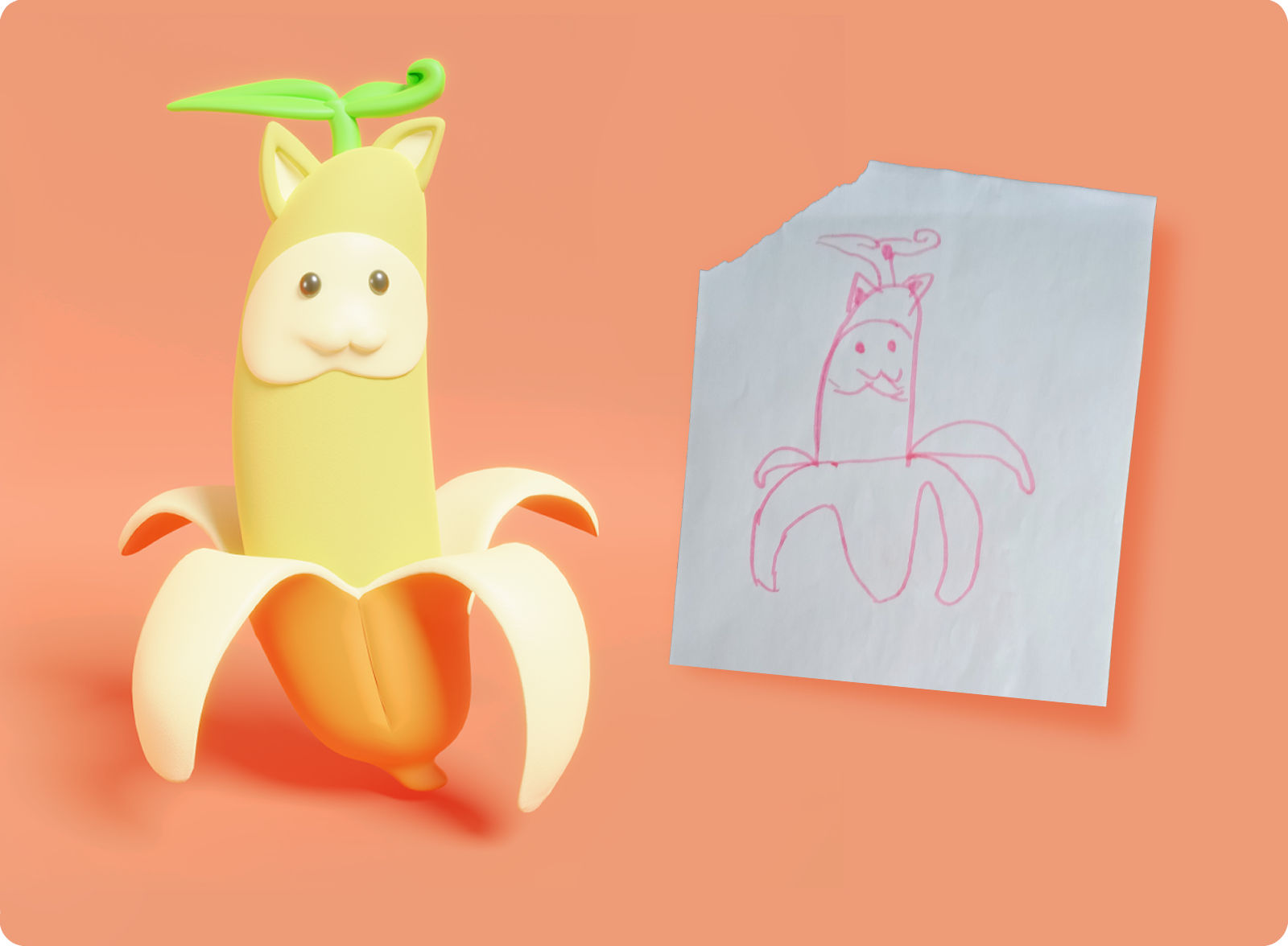 3D из детских рисунков — Изображение №3 — Иллюстрация, 3D на Dprofile