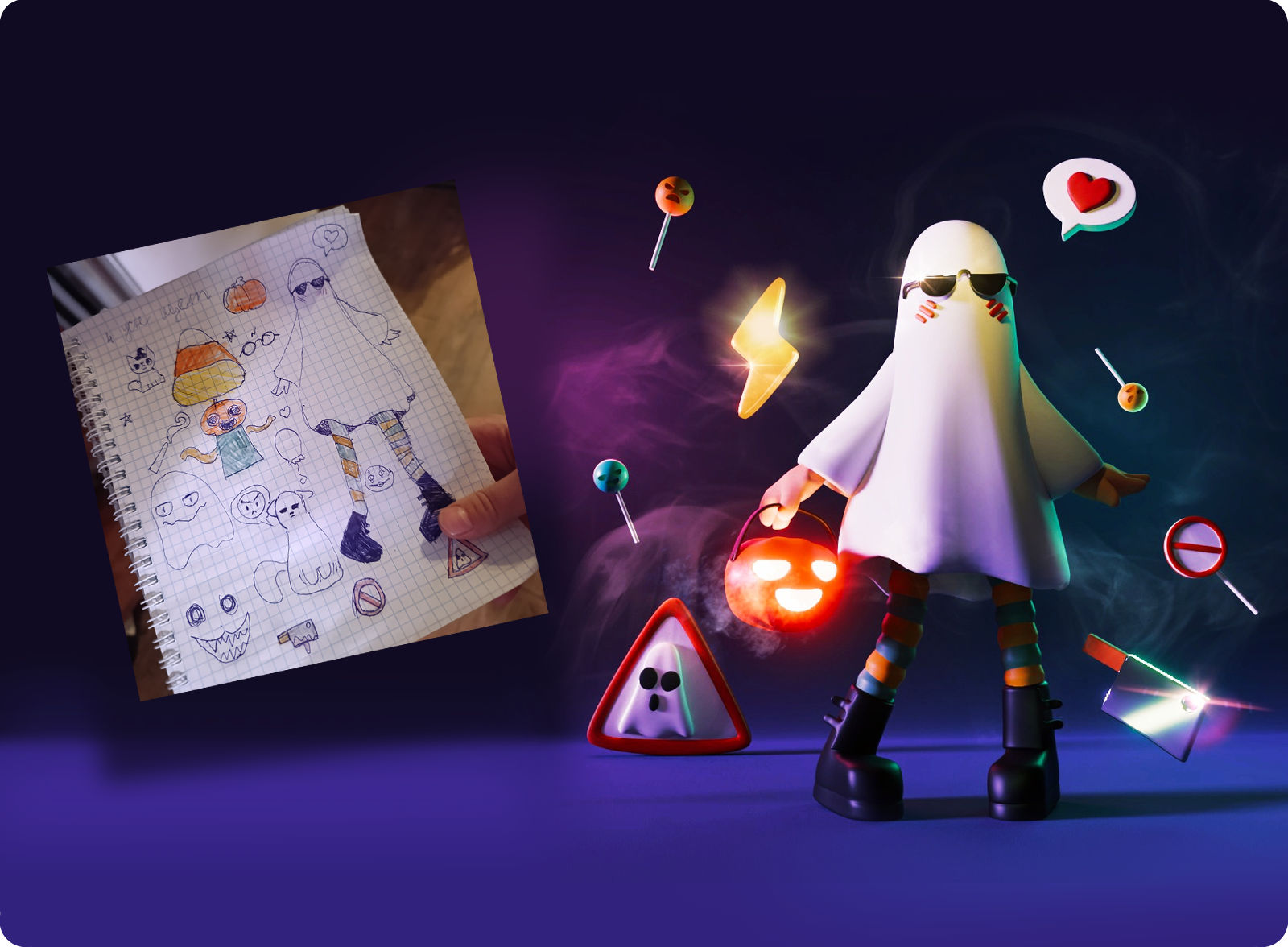 3D из детских рисунков — Изображение №4 — Иллюстрация, 3D на Dprofile